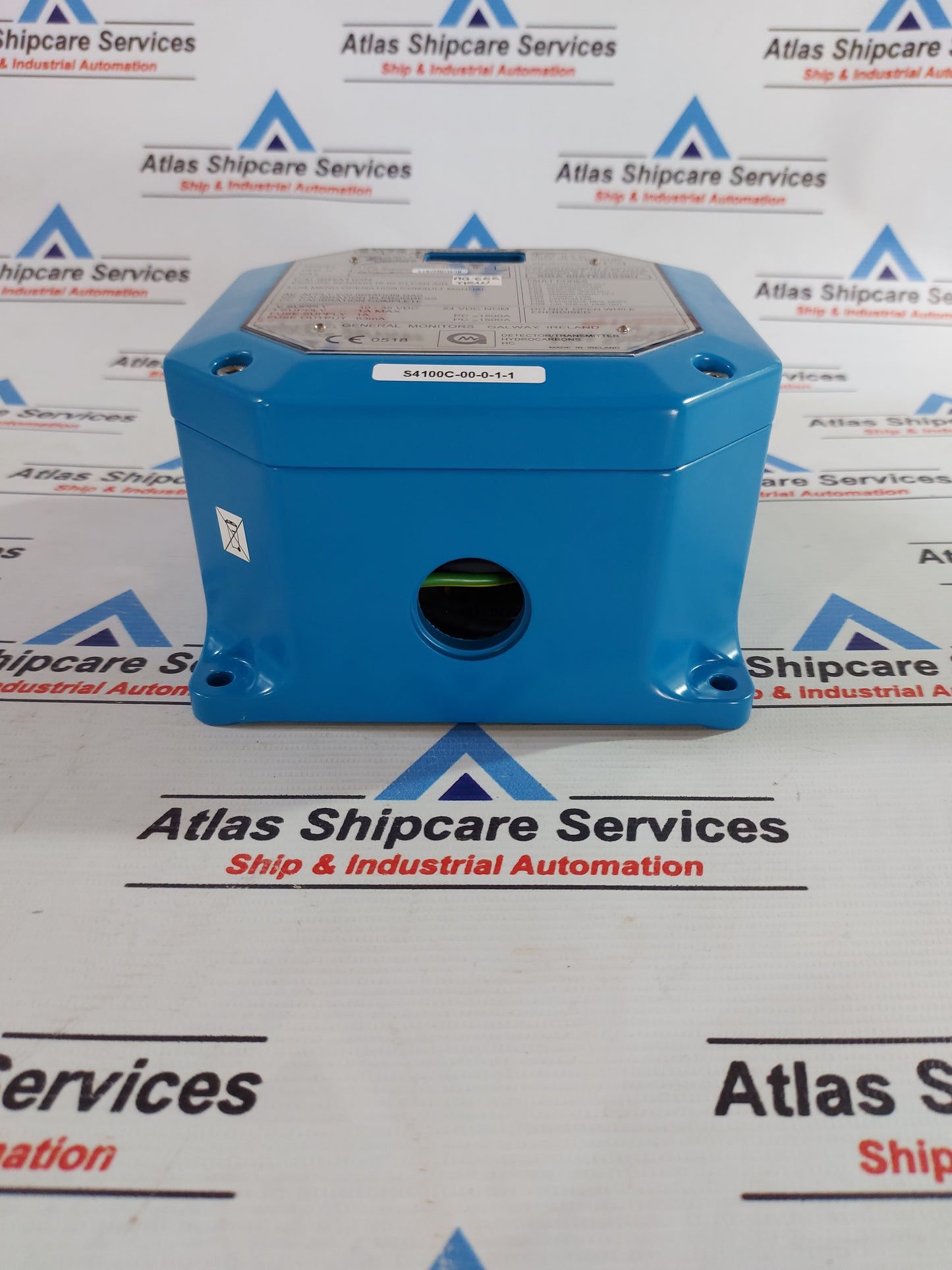GENERAL MONITORS DETECTOR/TRANSMITTER S4100 C 31100-3 AG666
