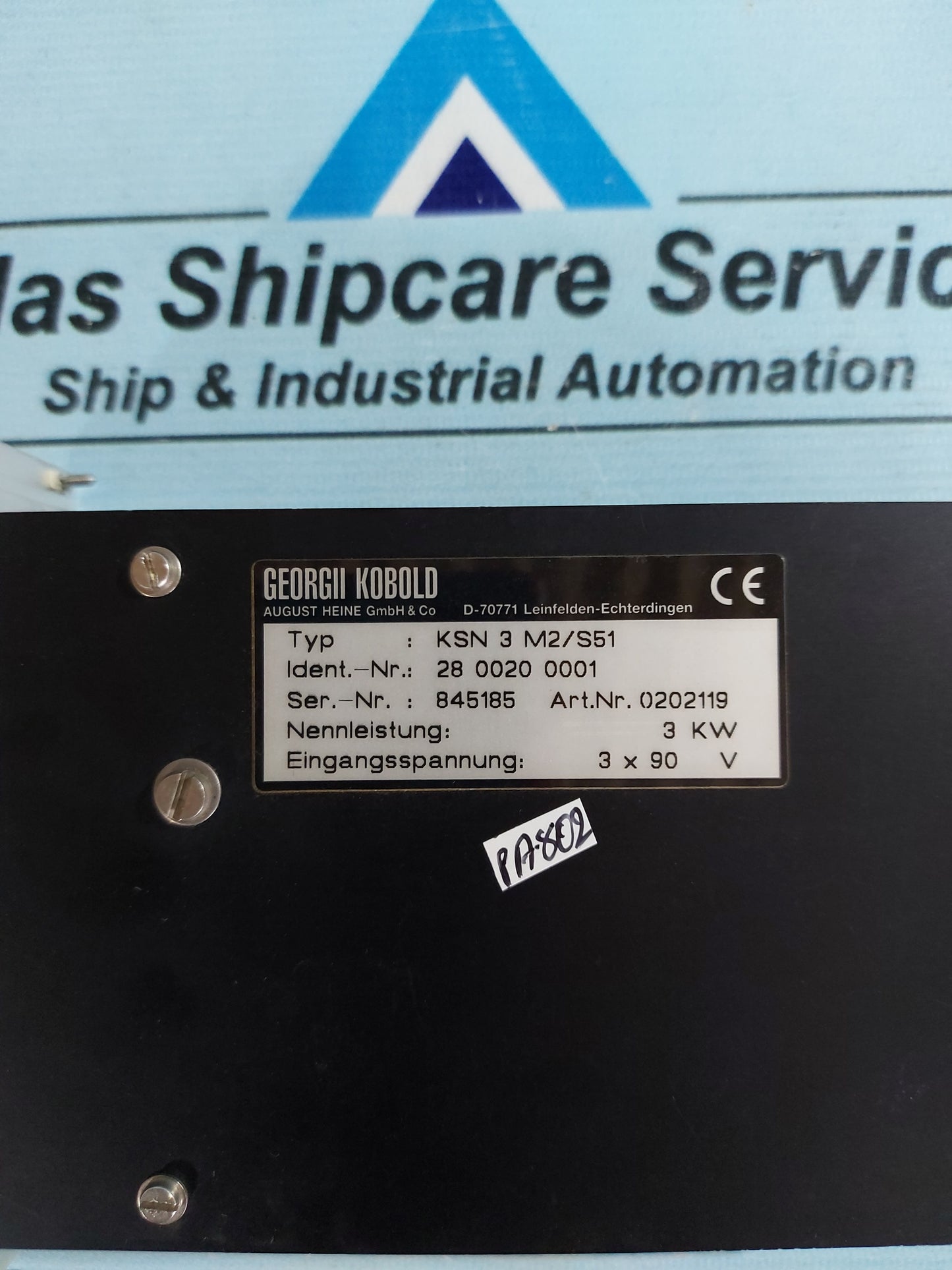 GEORGII KOBOLD KSN 3 M2/S51 POWER SUPPLY