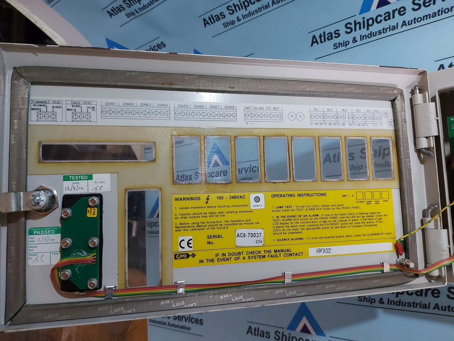 GMI ACTIVE-8 GAS DETECTOR SYSTEM