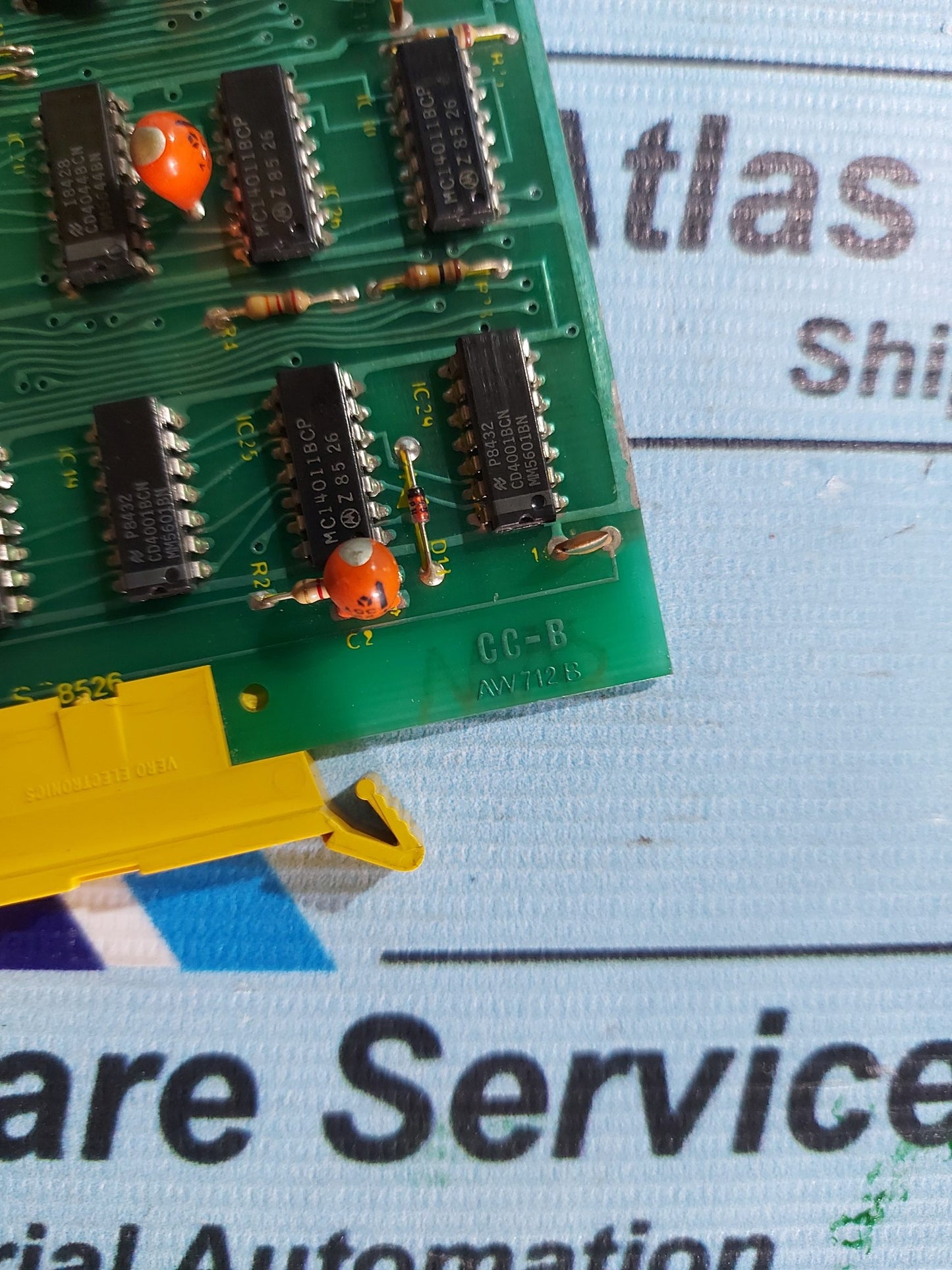 GRUNDY & PARTNERS AW712 A PCB CARD AW712 B