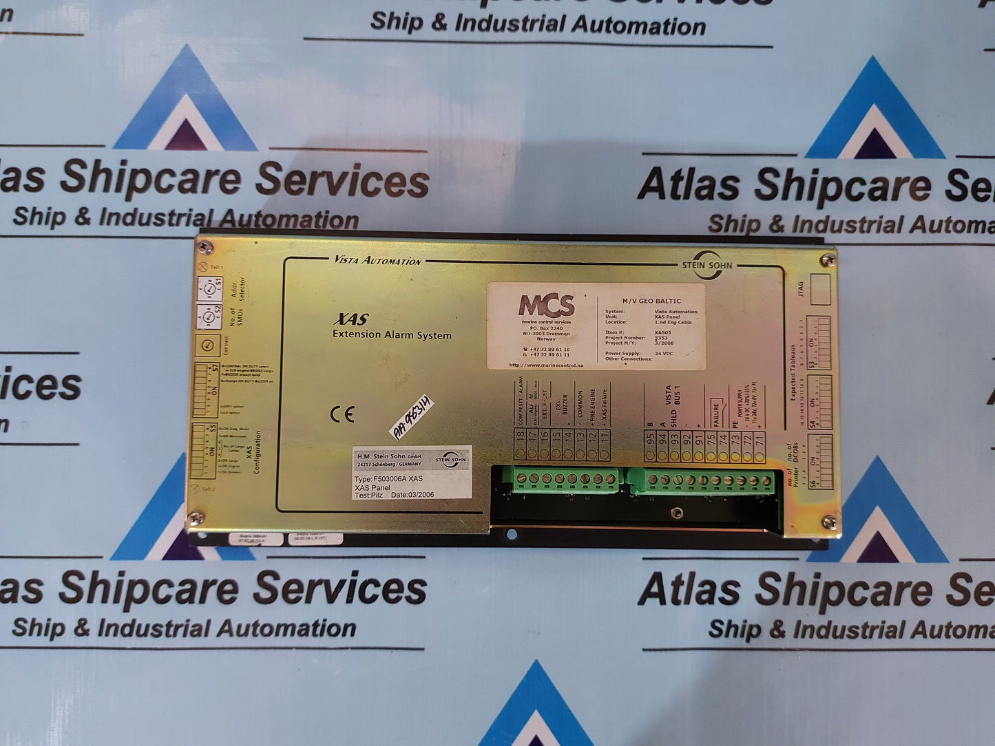 H.M. STEIN SOHN F503006A XAS EXTENSION ALARM SYSTEM