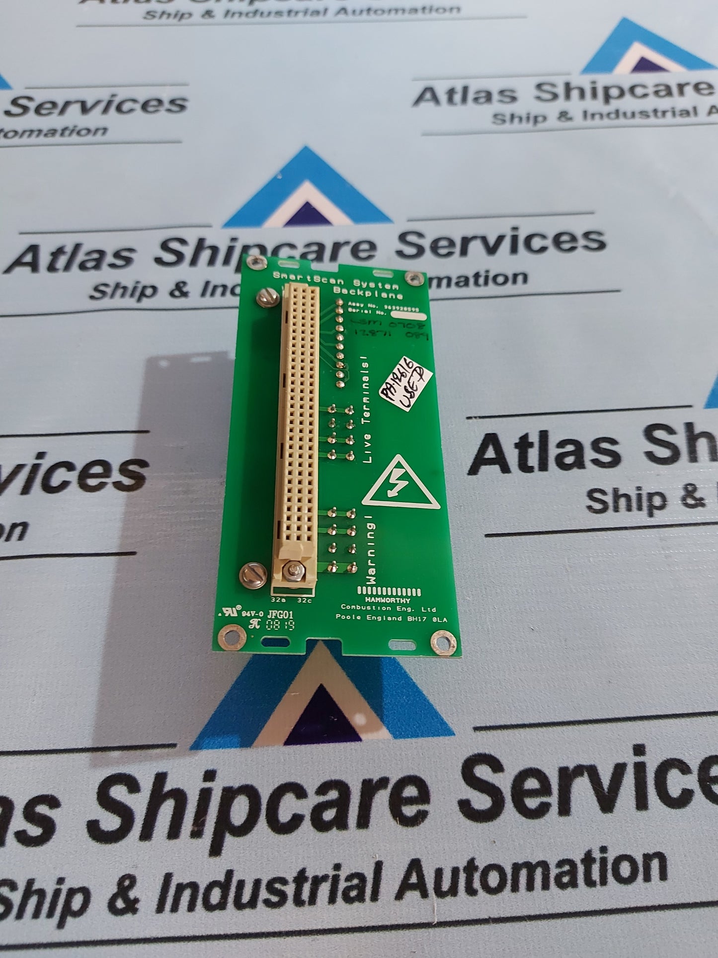 HAMWORTHY 363920595 SMARTSCAN SYSTEM BACKPLANE FLAME SCANNER PCB CARD