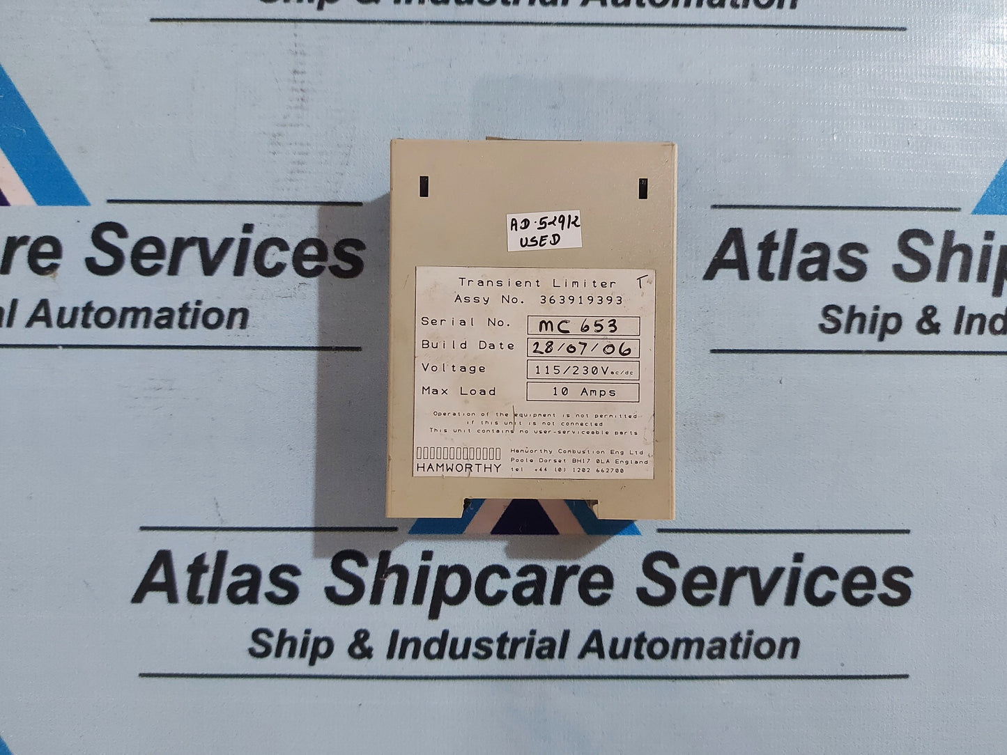 HAMWORTHY 393919393 TRANSIENT LIMITER