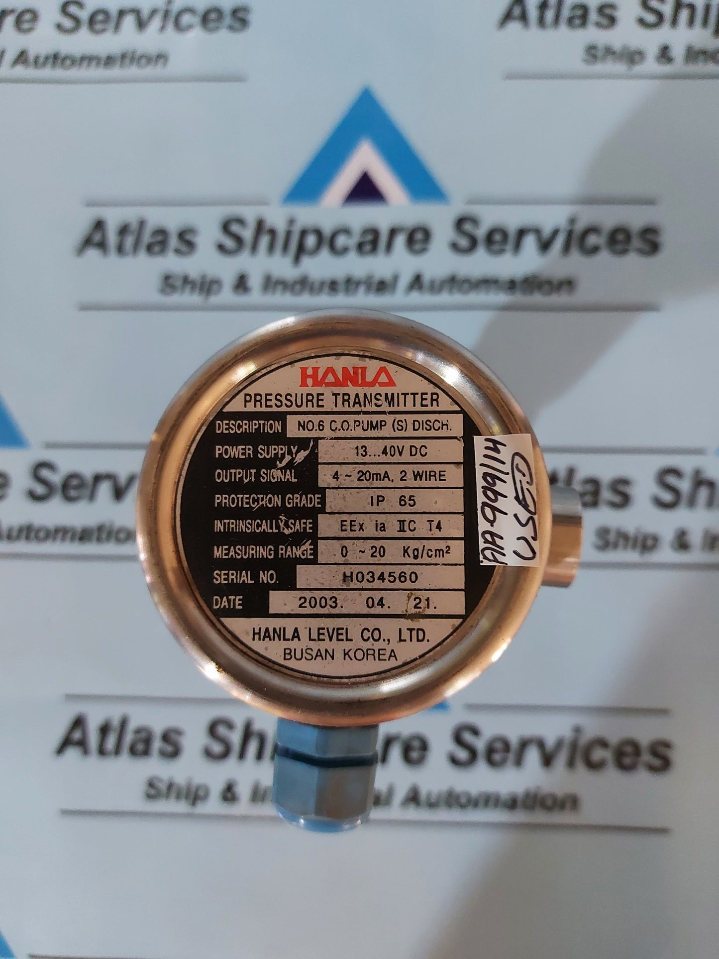 HANLA 8000-H-S-S-Ex PRESSURE TRANSMITTER