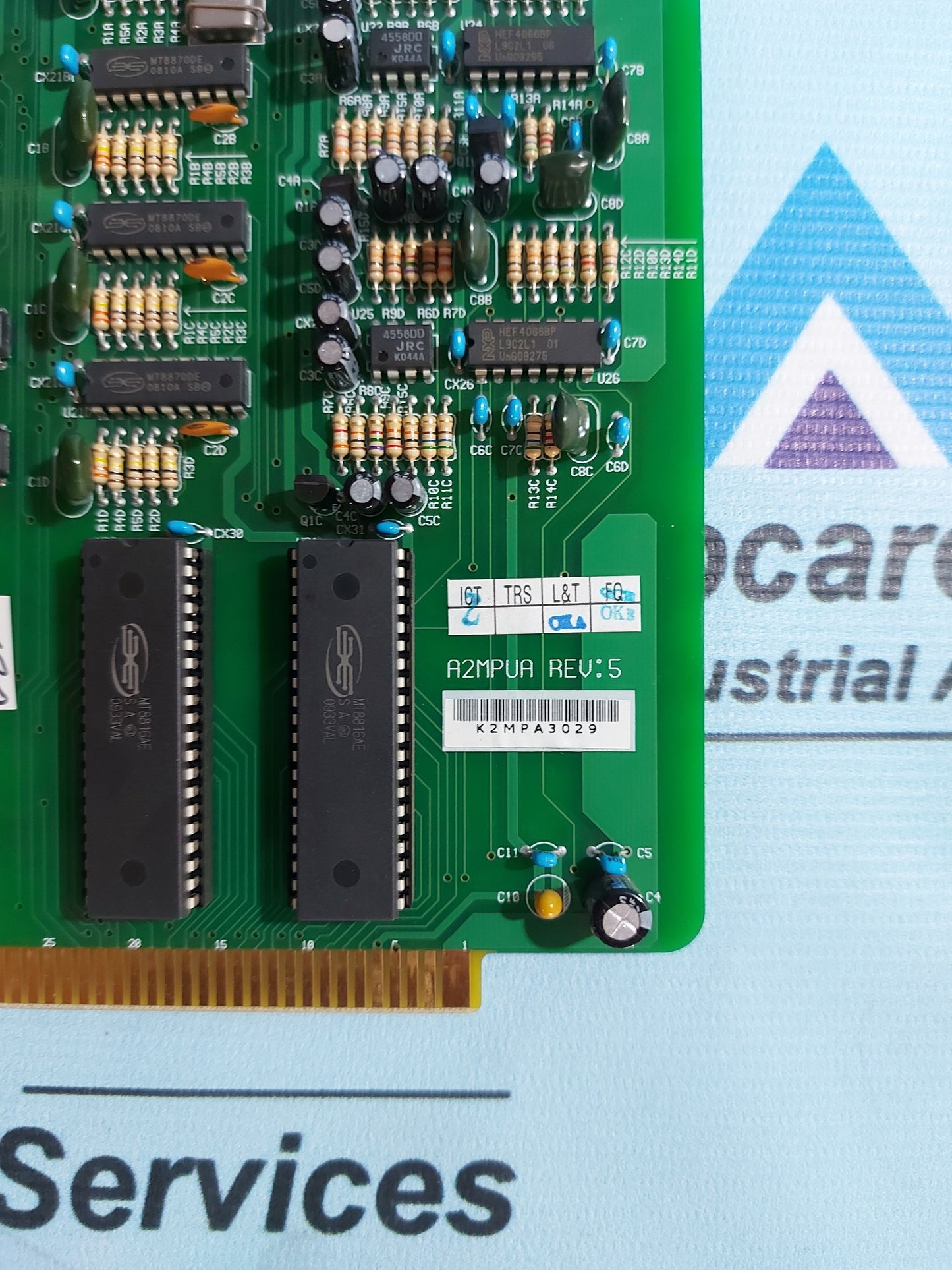 HANSHIN ELECTRONICS A2MPUA AUTO TELEXCHANGER PCB CARD REV.5 PB284