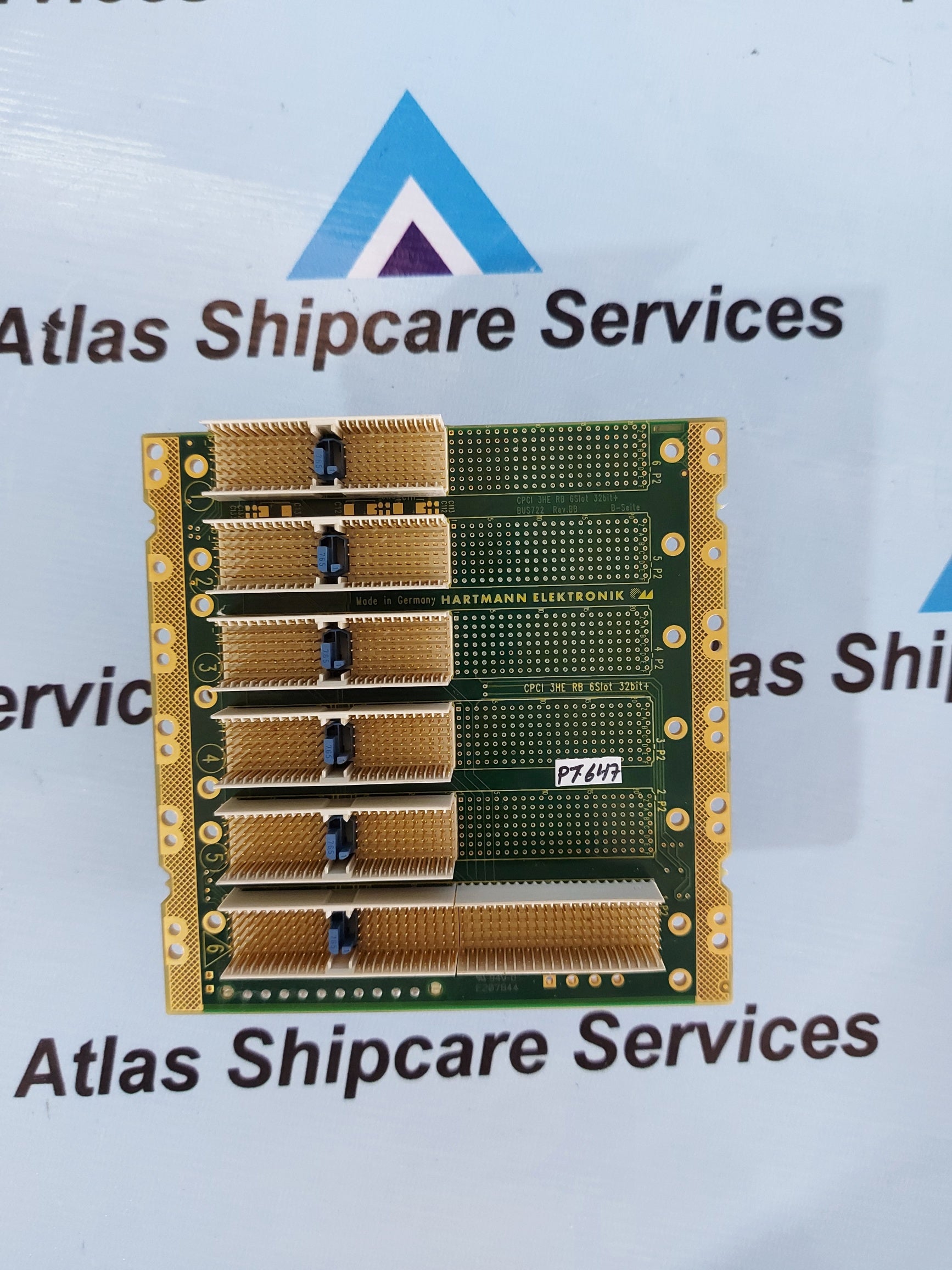 HARTMANN ELEKTRONIK COMPACT PCI BACKPLANE CPCI 3HE RB 6-SLOT 32BIT BOA ...
