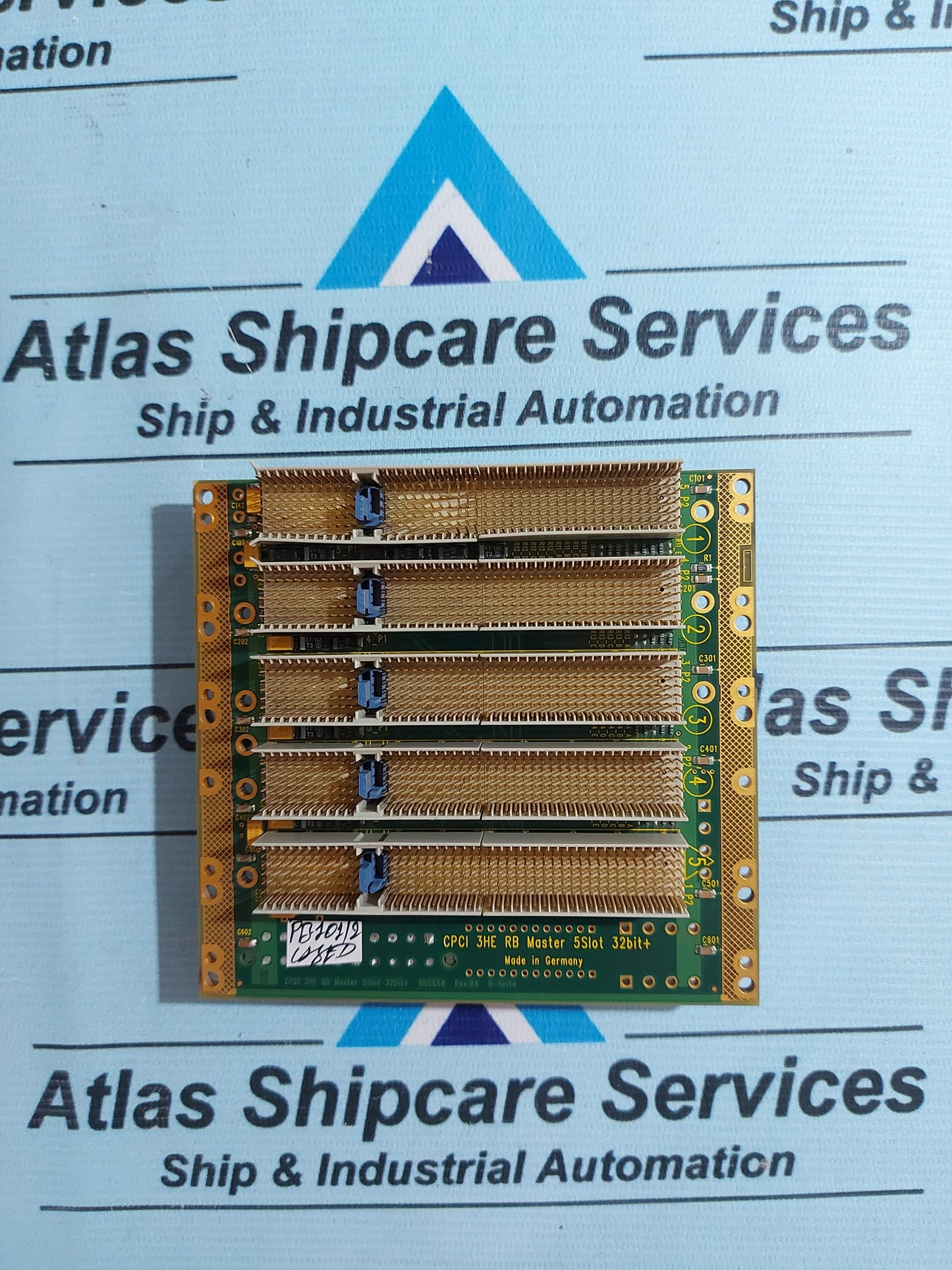 HARTMANN ELEKTRONIK PCI BACKPLANE CPCI 3HE RB MASTER 5SLOT 32BIT+ BOARD