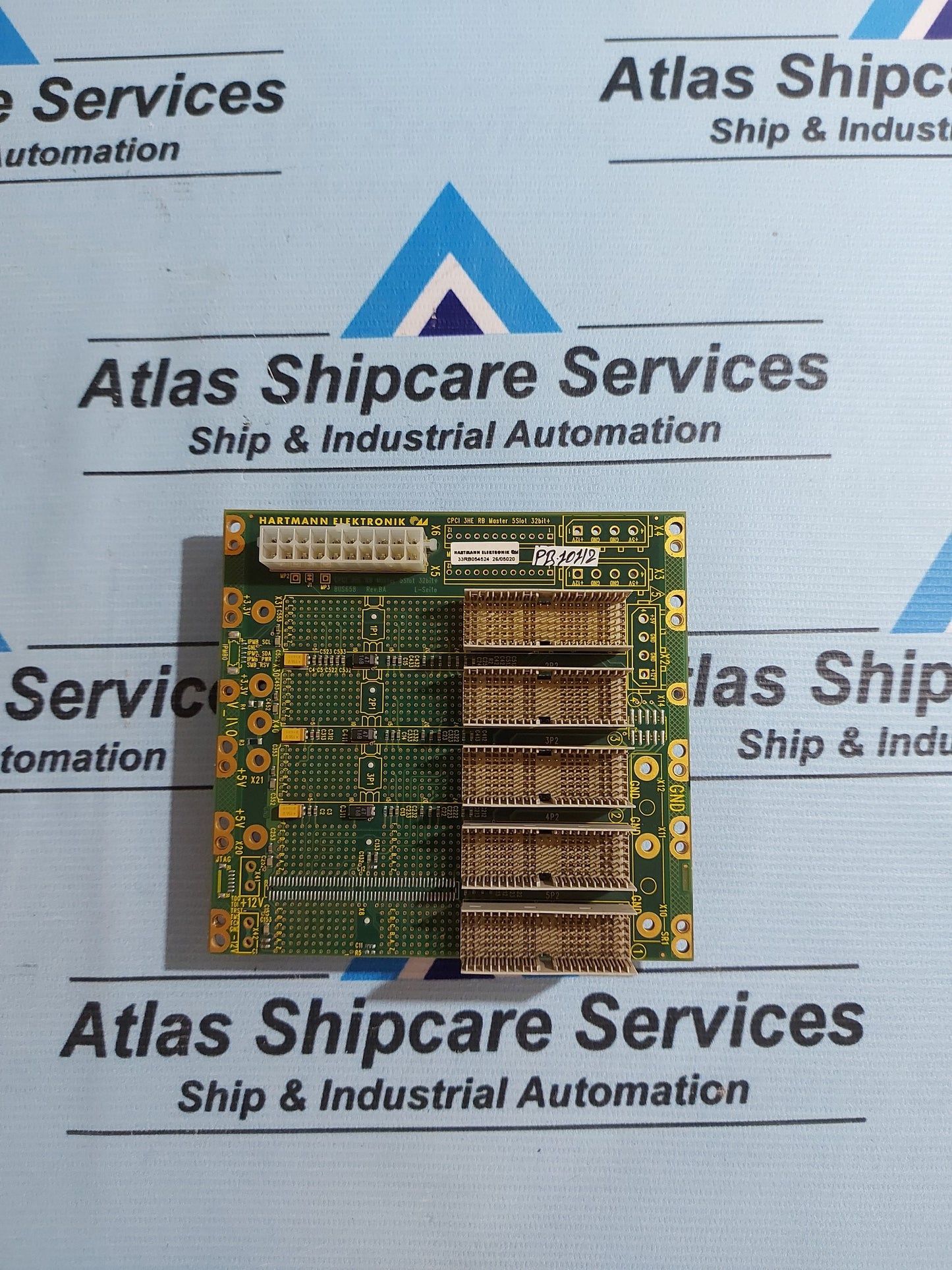 HARTMANN ELEKTRONIK PCI BACKPLANE CPCI 3HE RB MASTER 5SLOT 32BIT+ BOARD