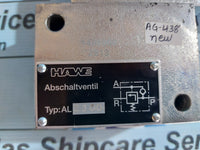 HAWE ALZ 3 GD SHUT-OFF VALVE AG438