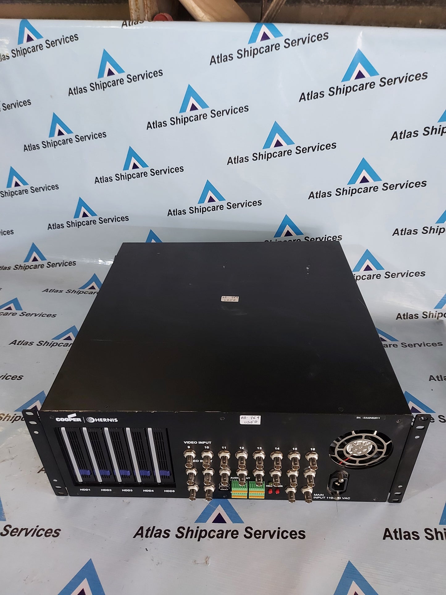 HERNIS 500 NVR 16 CHANNEL 5 DISC MODULE