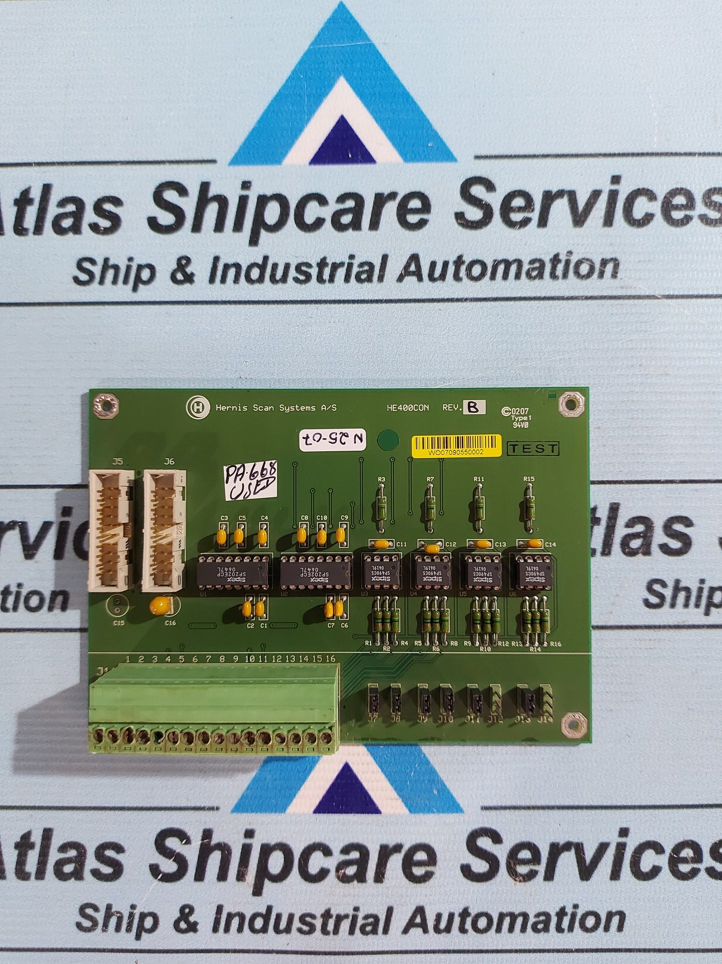 HERNIS SCAN SYSTEM HE400CON REV.B PCB CARD