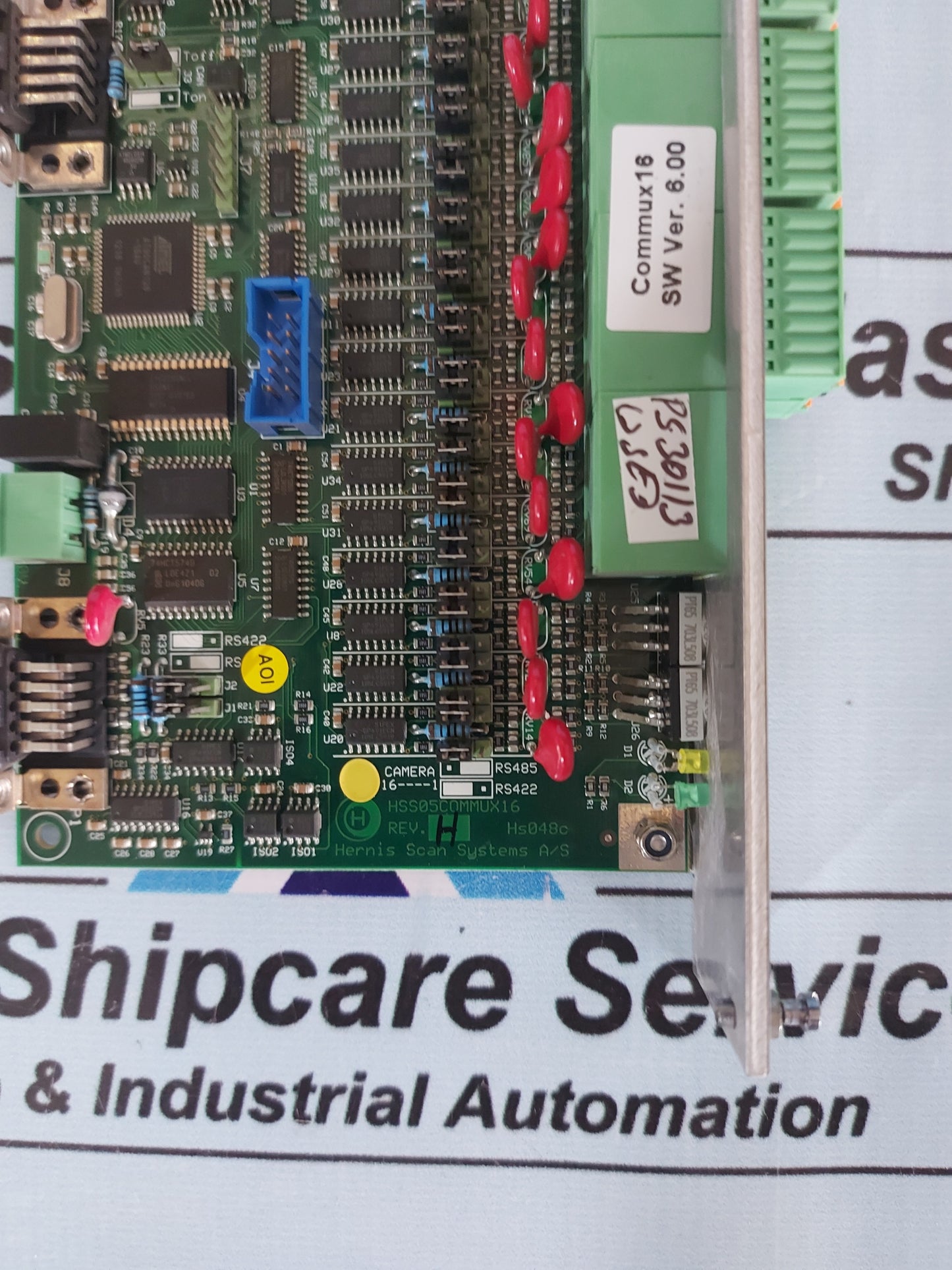 HERNIS SCAN SYSTEM HSS05 COMMUX16 SW VER.6.00 REV.H