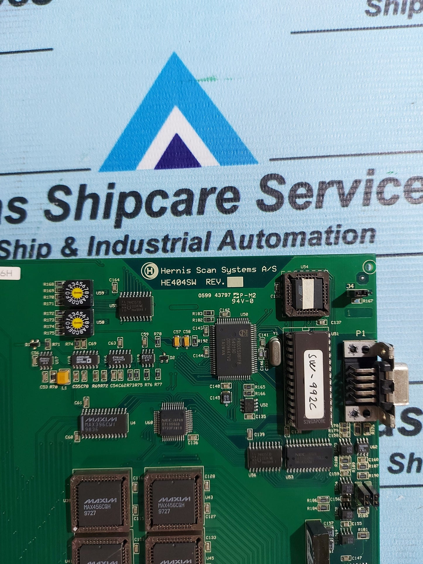 HERNIS SCAN SYSTEMS HE400 16-CHANNEL PCB CARD HE404SW