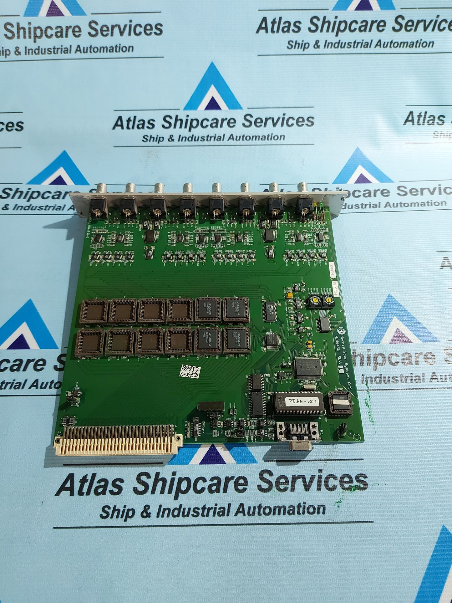 HERNIS SCAN SYSTEMS HE404SW REV.L 16-CHANNEL PCB CARD