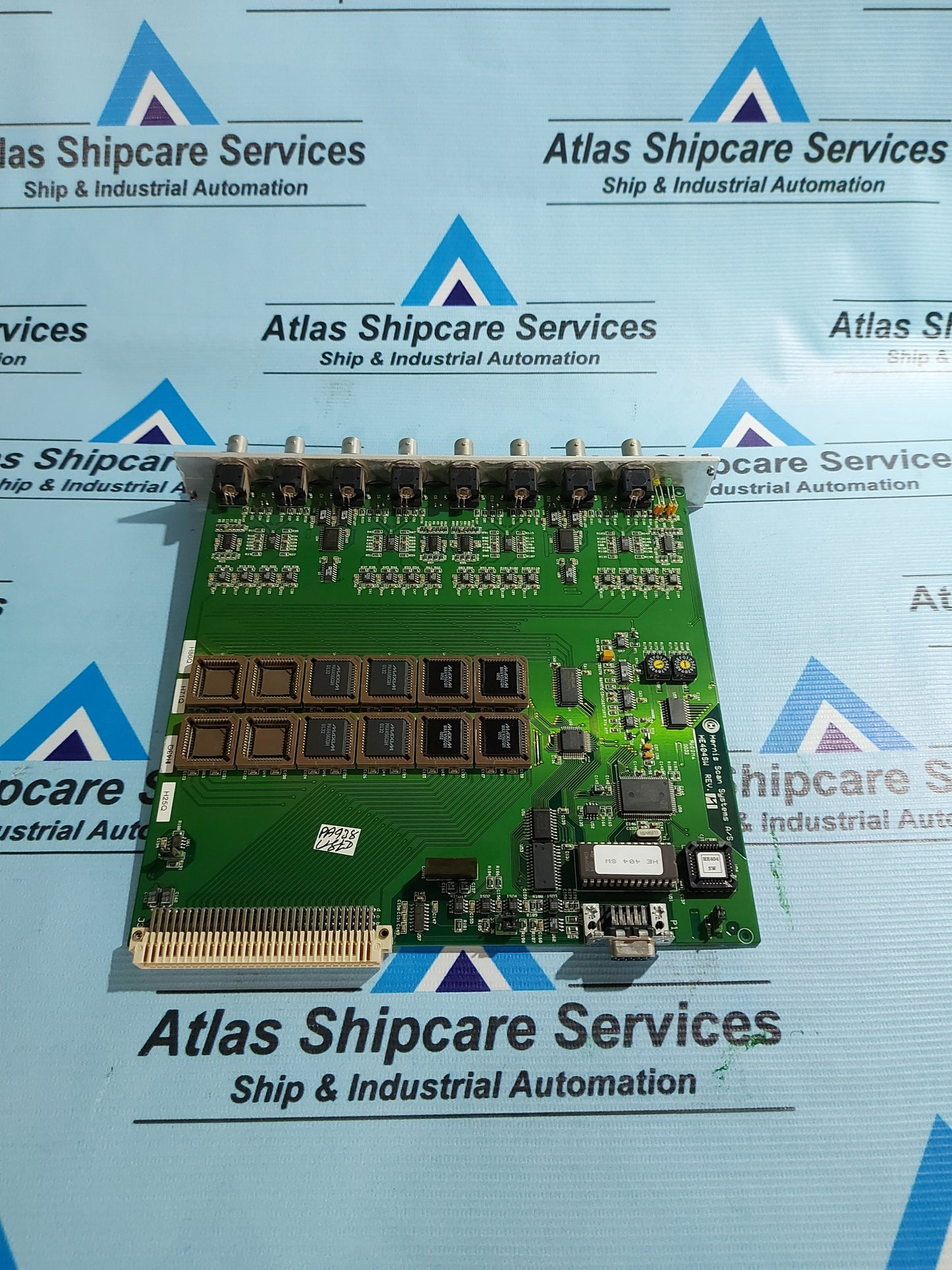 HERNIS SCAN SYSTEMS HE404SW REV.M 16-CHANNEL PCB CARD