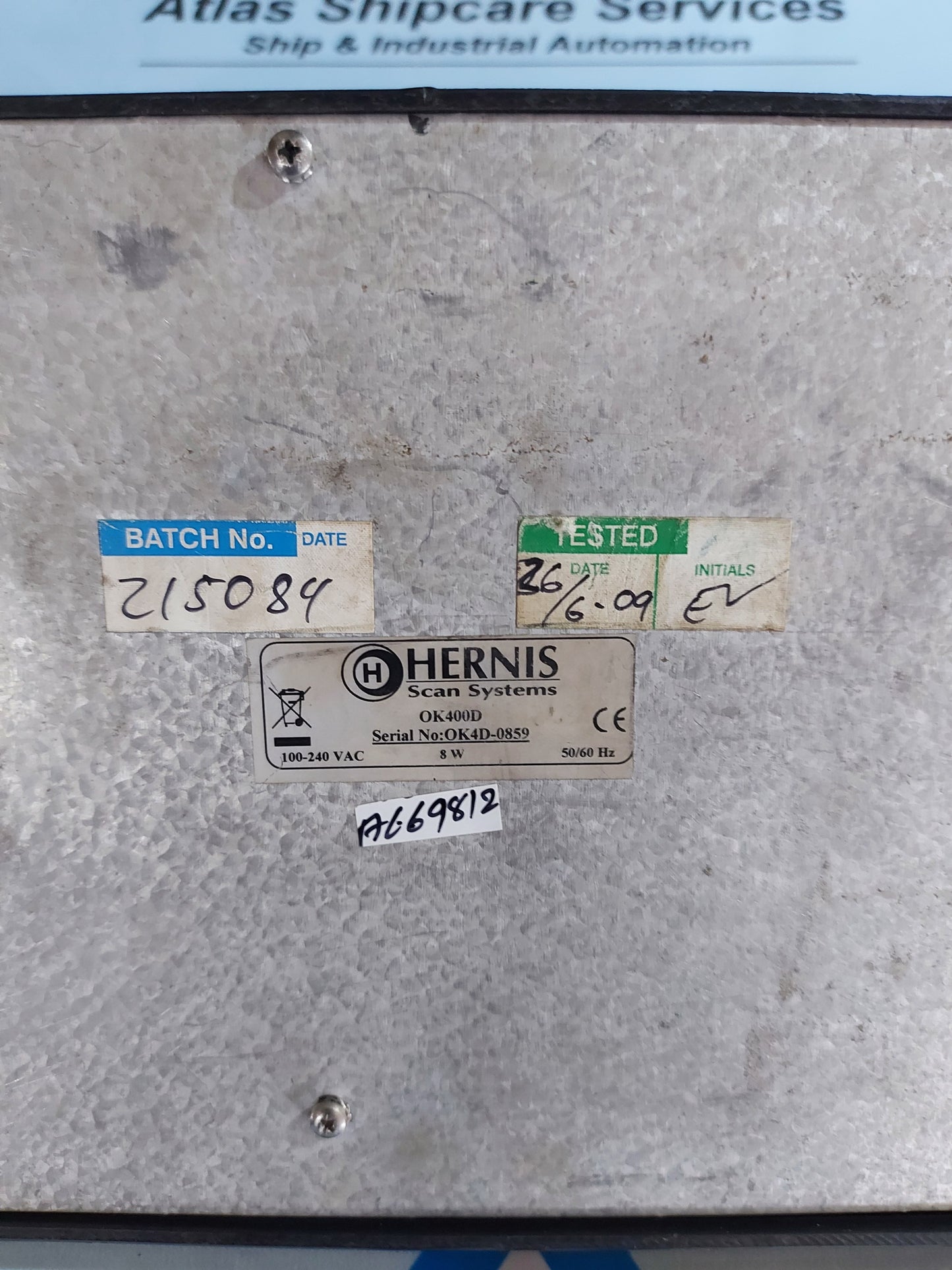 HERNIS SCAN SYSTEMS OK400D CCTV CONTROLLER