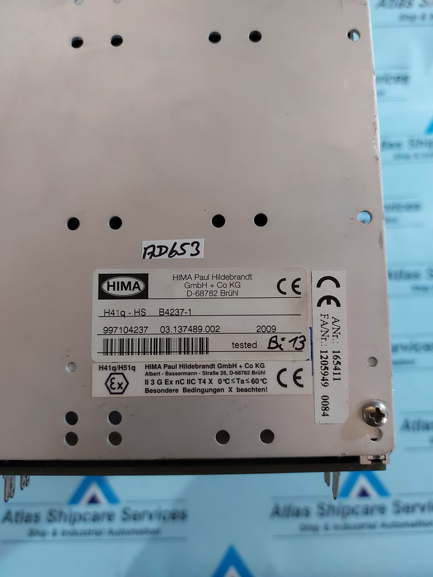 HIMA H41q-HS B4237-1 CENTRAL MODULE