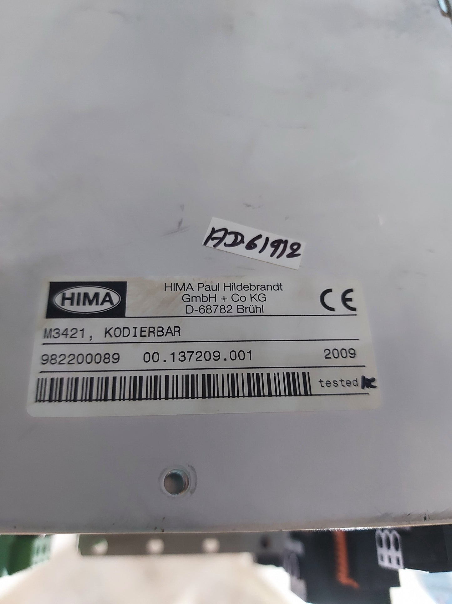 HIMA PS 1000/230 01 POWER SUPPLY UNIT M3421