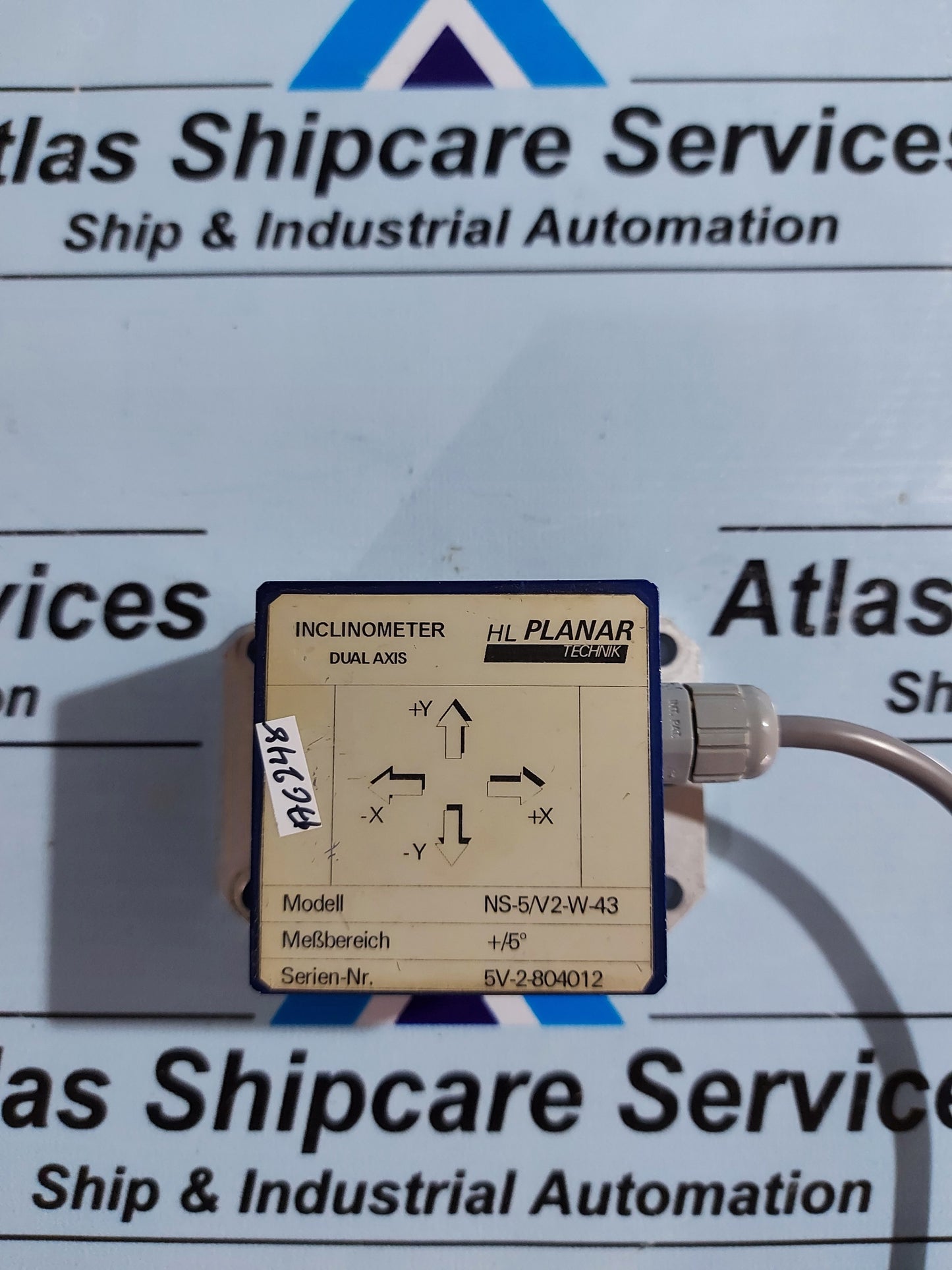 HL Planar NS-5/V2-W-43 Dual Axis Inclinometer