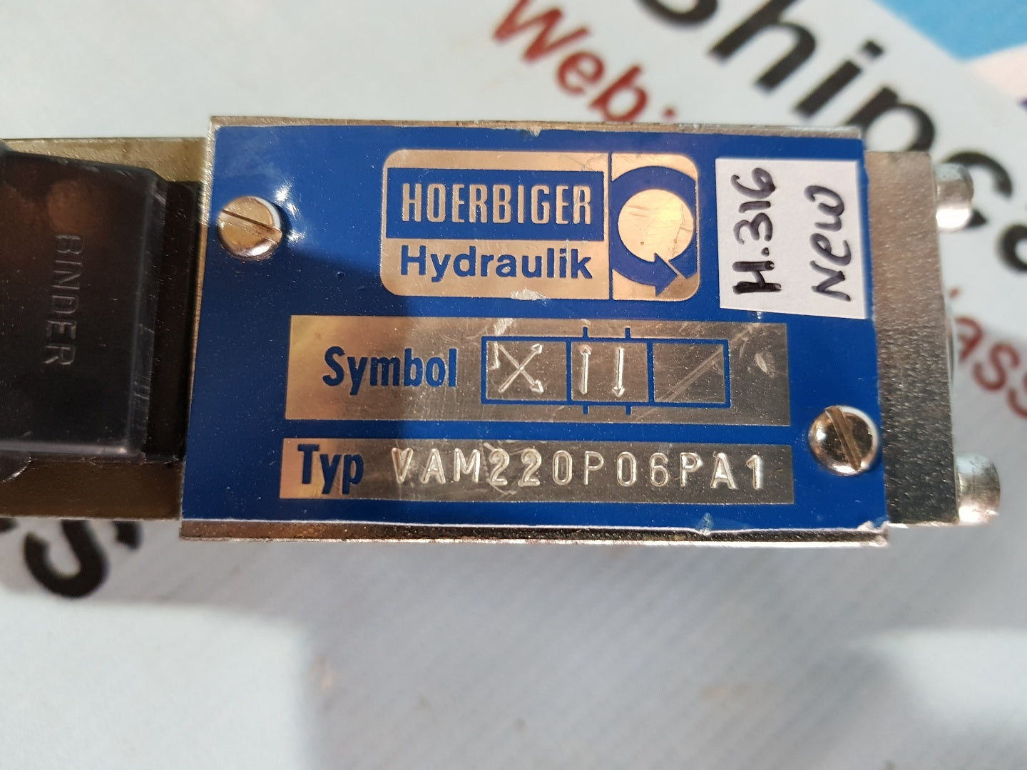 HOERBIGER VAM220P06PA1 SOLENOID VALVE H316