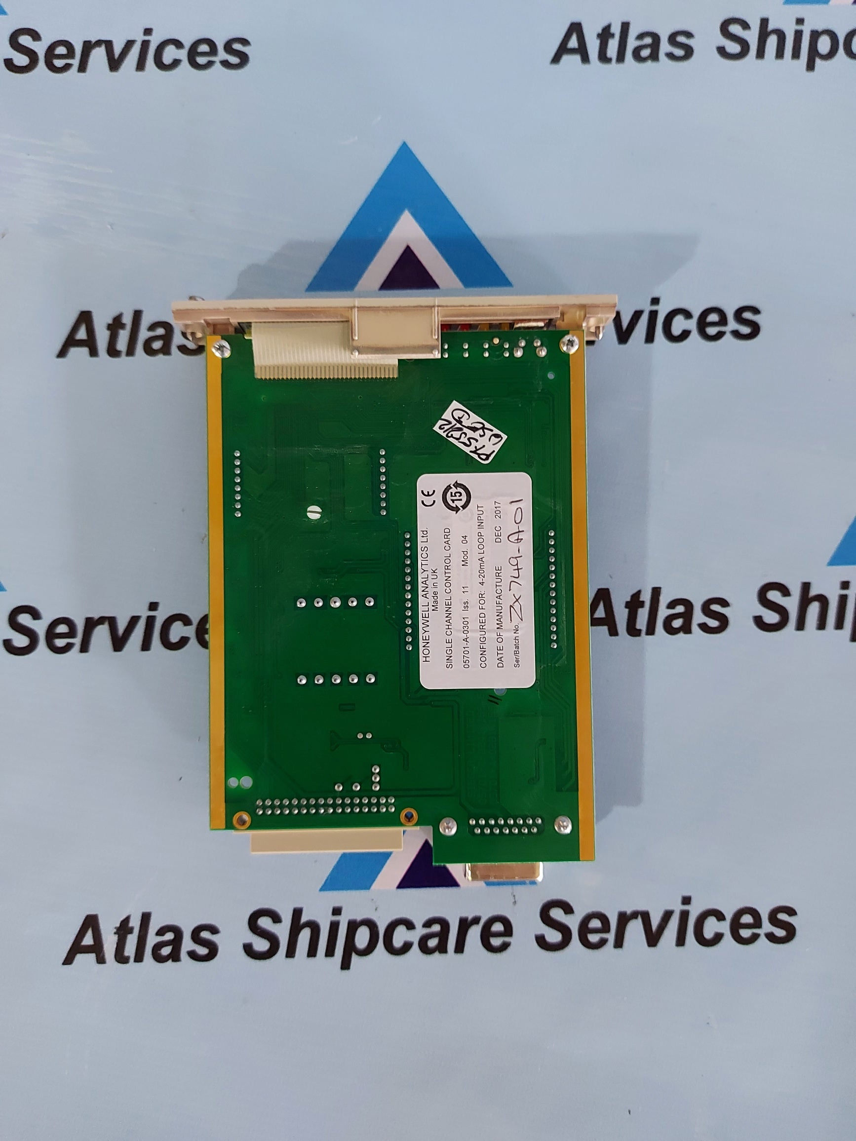 HONEYWELL 05701-A-0301 ISS.11 SINGLE CHANNEL CONTROL CARD HONEYWELL 05701-A-0301 ISS.11 SINGLE CHANNEL CONTROL CARD
