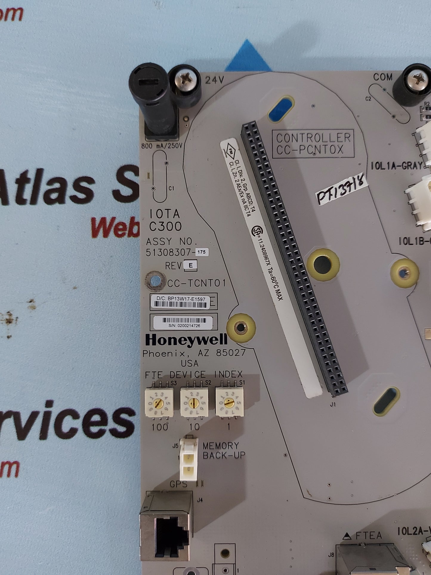 HONEYWELL CC-TCNT01 INPUT OUTPUT CONTROLLER 51308307-175