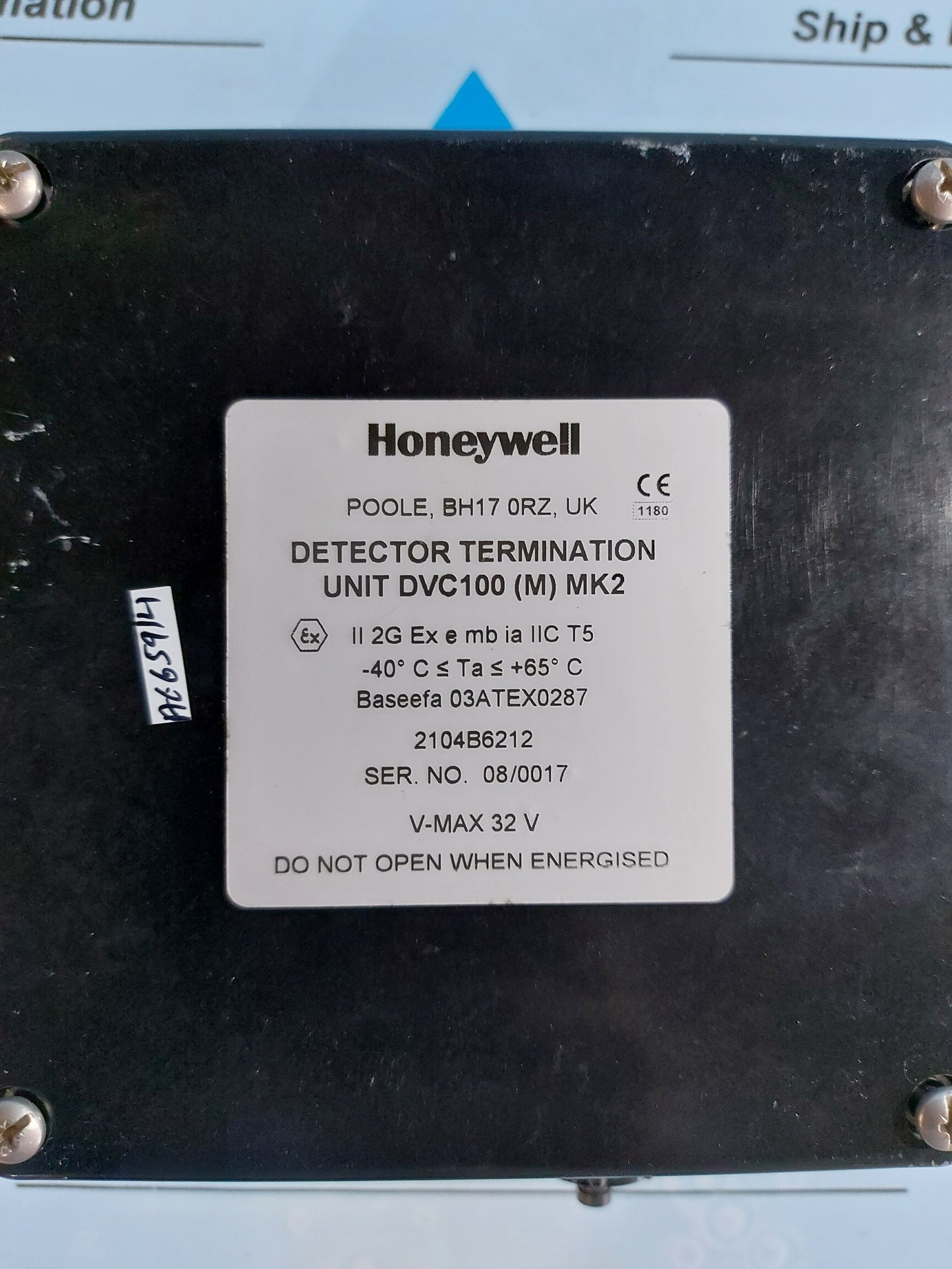 HONEYWELL DETECTOR TERMINATION UNIT DVC100 (M) MK2