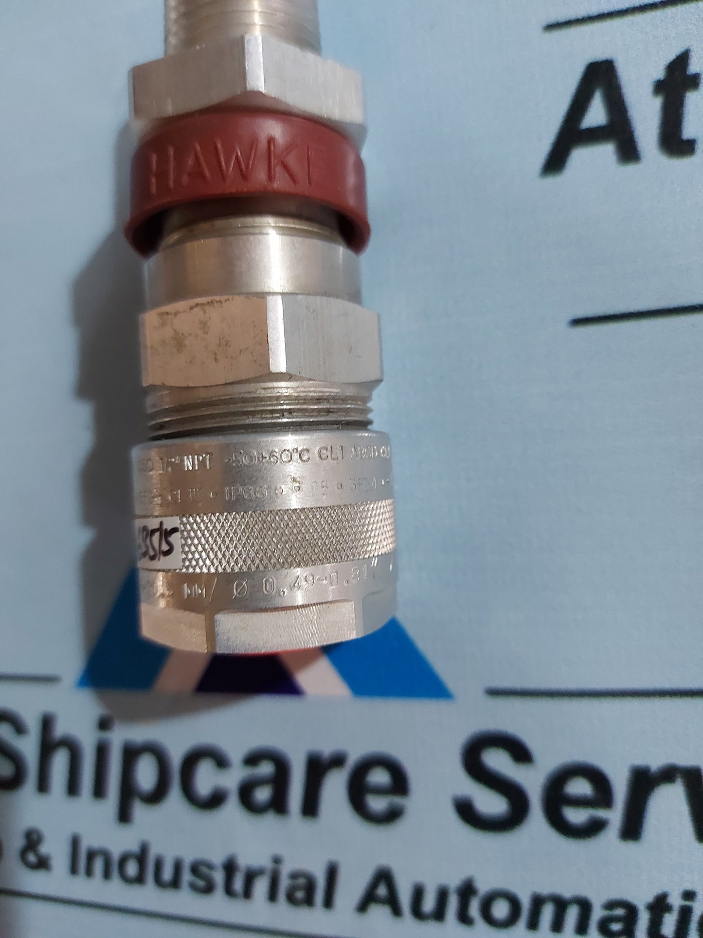 HUBBELL KILLARK CMCXAA050 CABLE GLAND FOR METAL CLAD CABLE NPT SIZE 1/2"