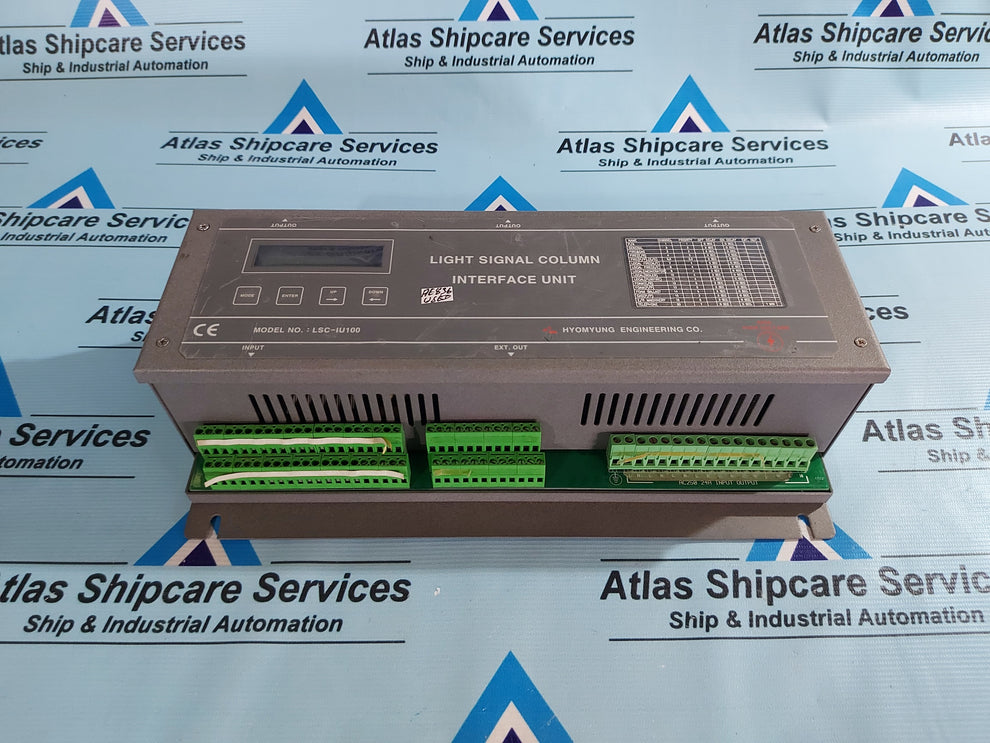 HYOMYUNG LSC-IU100 LIGHT SIGNAL COLUMN INTERFACE UNIT – Atlas Shipcare ...