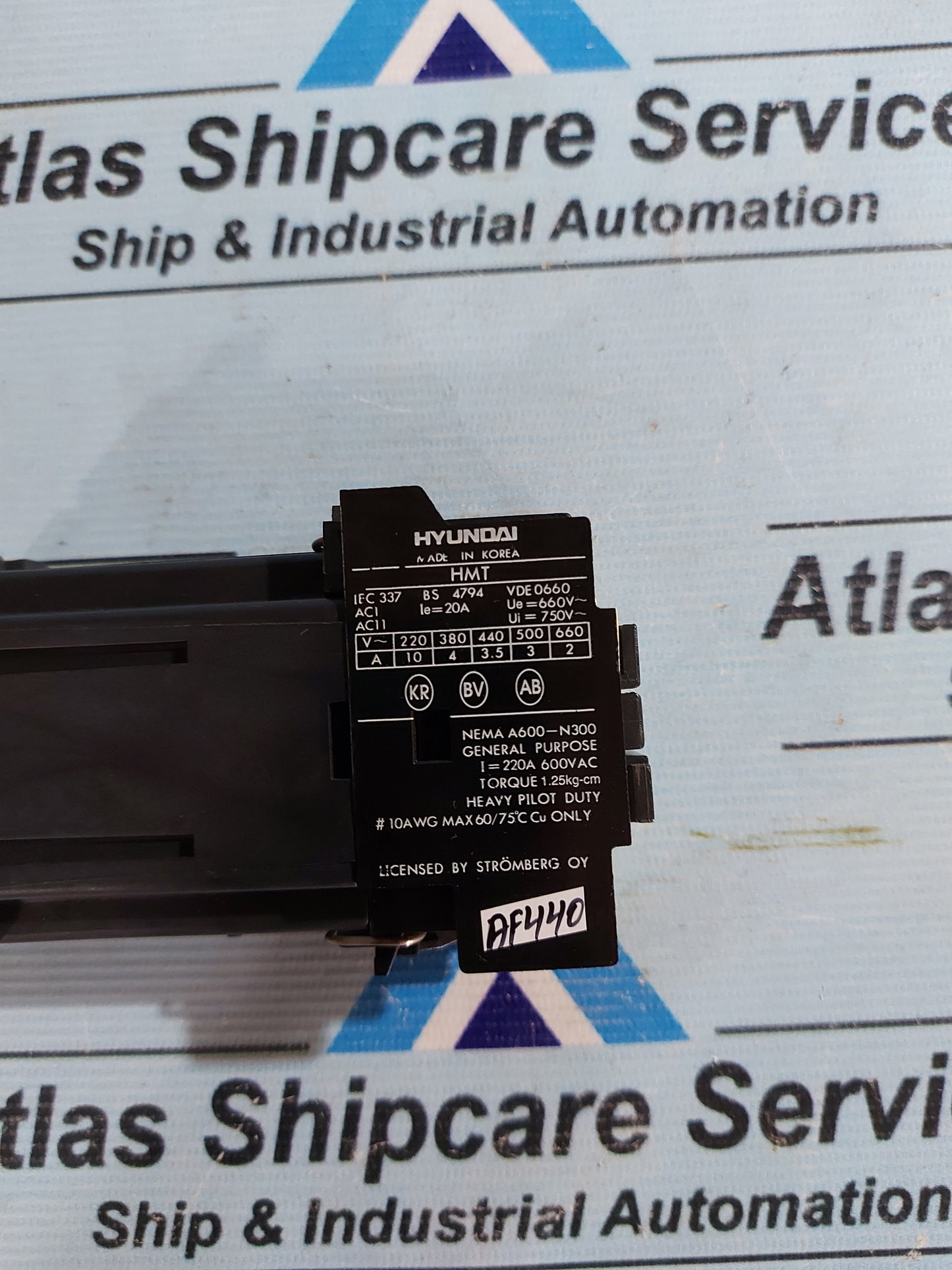 HYUNDAI HMT 31 CONTROL RELAY 24V