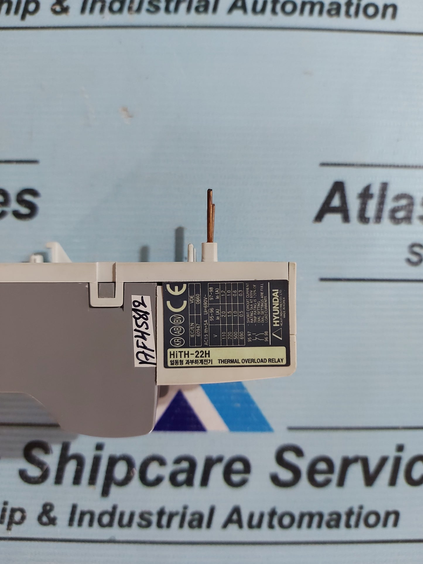 HYUNDAI HiTH-22H THERMAL OVERLOAD RELAY
