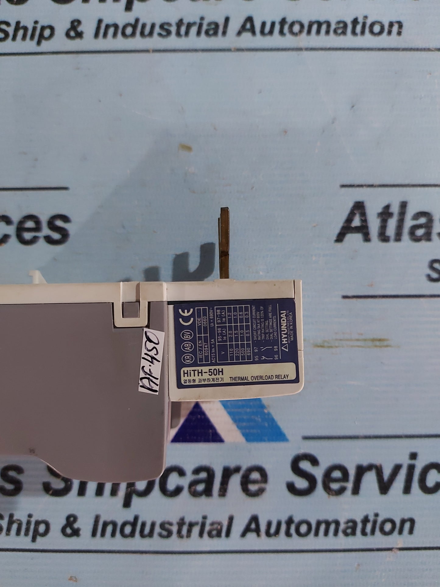 HYUNDAI HiTH-50H THERMAL OVERLOAD RELAY 690V~