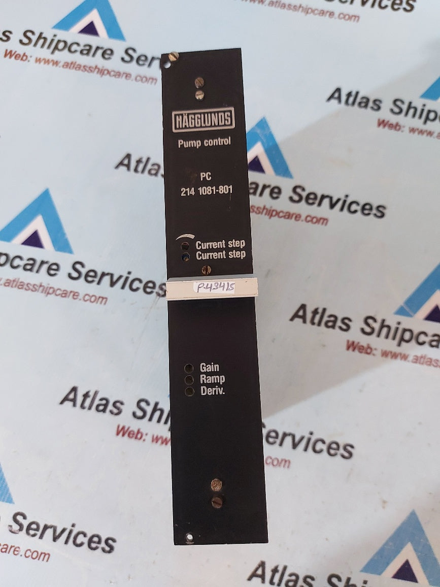 Hagglunds PC 214 1081-801 Pump Control Pcb Card