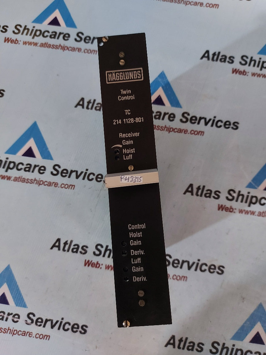 Hagglunds TC 214 1128-801 Twin Control Pcb Card