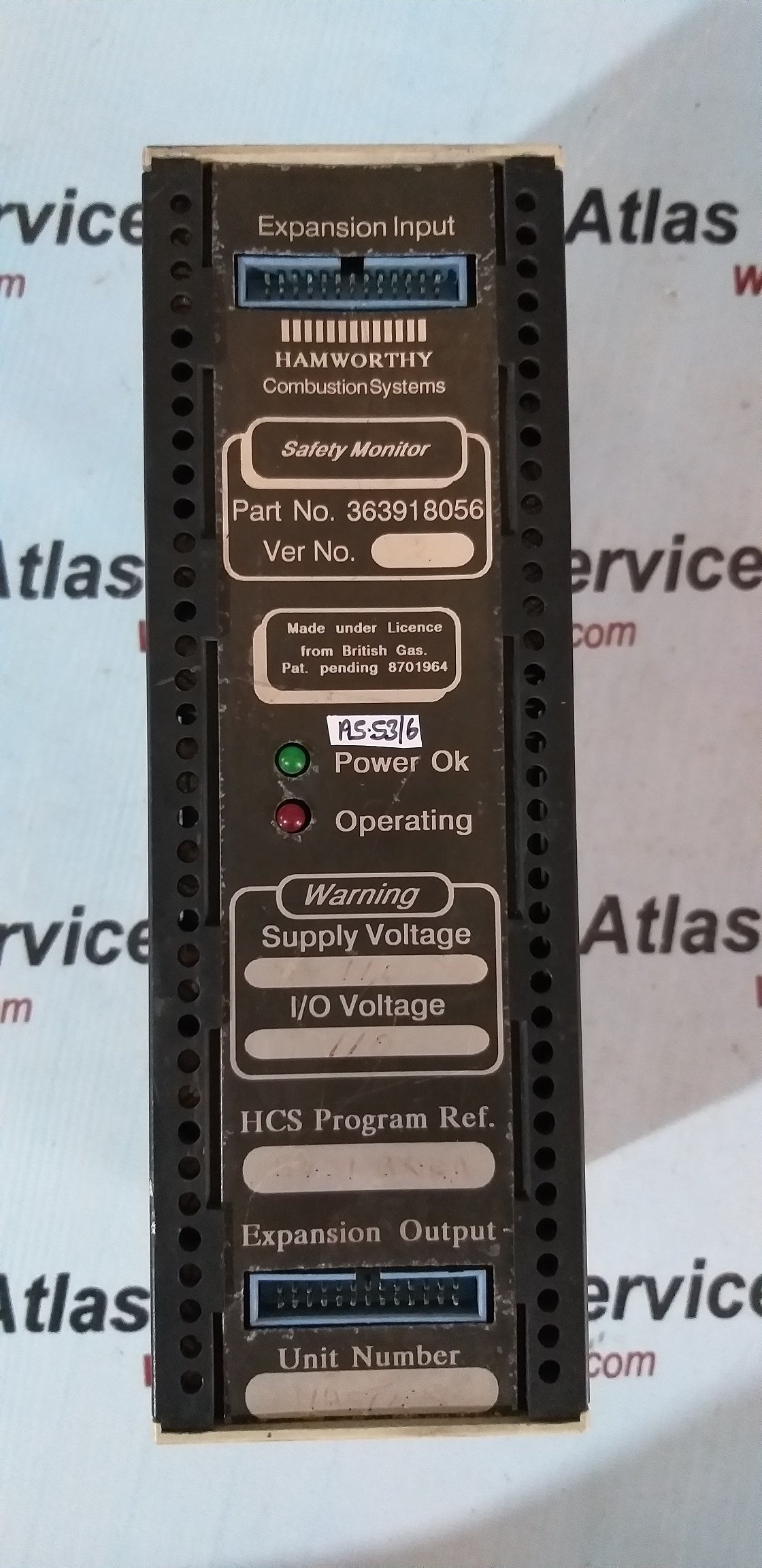 Hamworthy 363918056 Safety Monitor