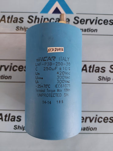 ICAR CAPACITOR LNF-P3B-250-30 250uF +-10% Urms 300V