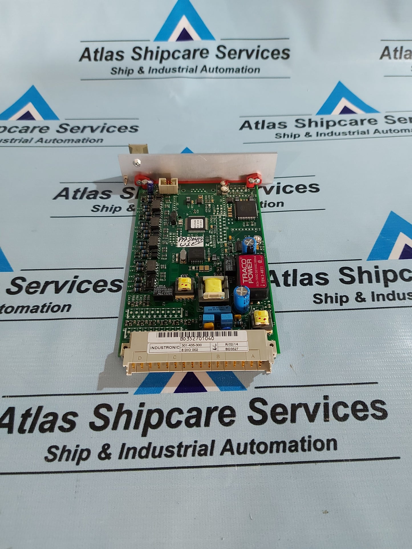 INDUSTRONIC 8 DIO 002 301-345-300 DIGITAL I/O BOARD