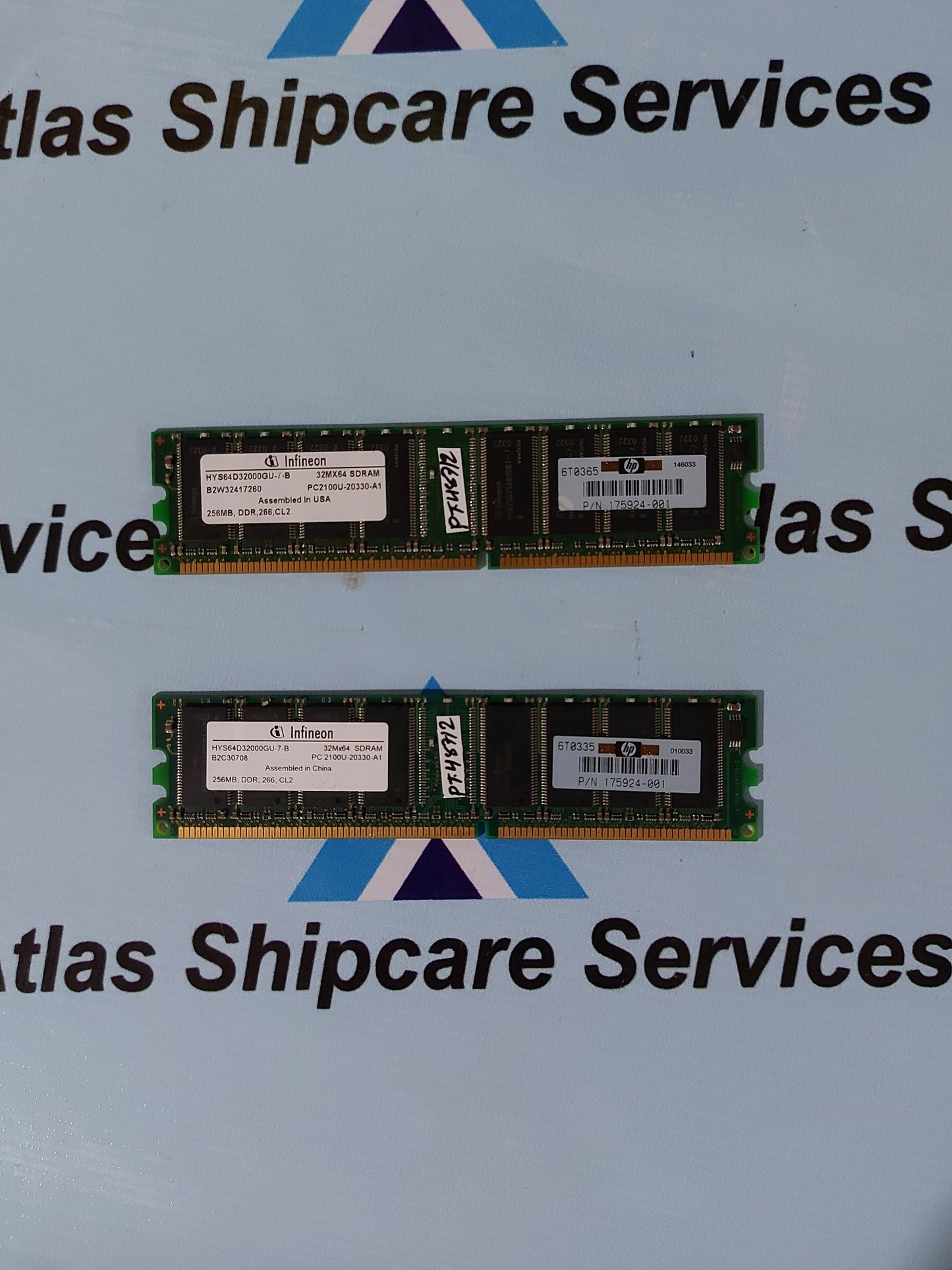 INFINEON 256MB DDR 266 CL2 PC 2100U-20330-A1 32Mx64 SDRAM