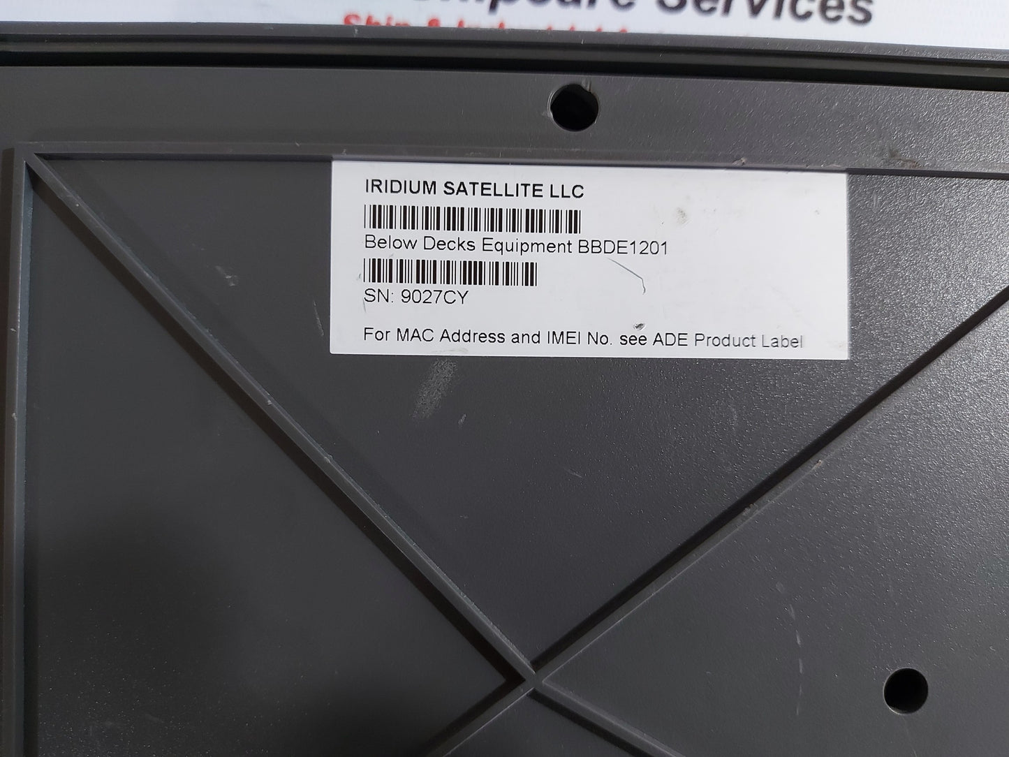 IRIDIUM 9701 BELOW DECKS EQUIPMENT (BDE) AG492