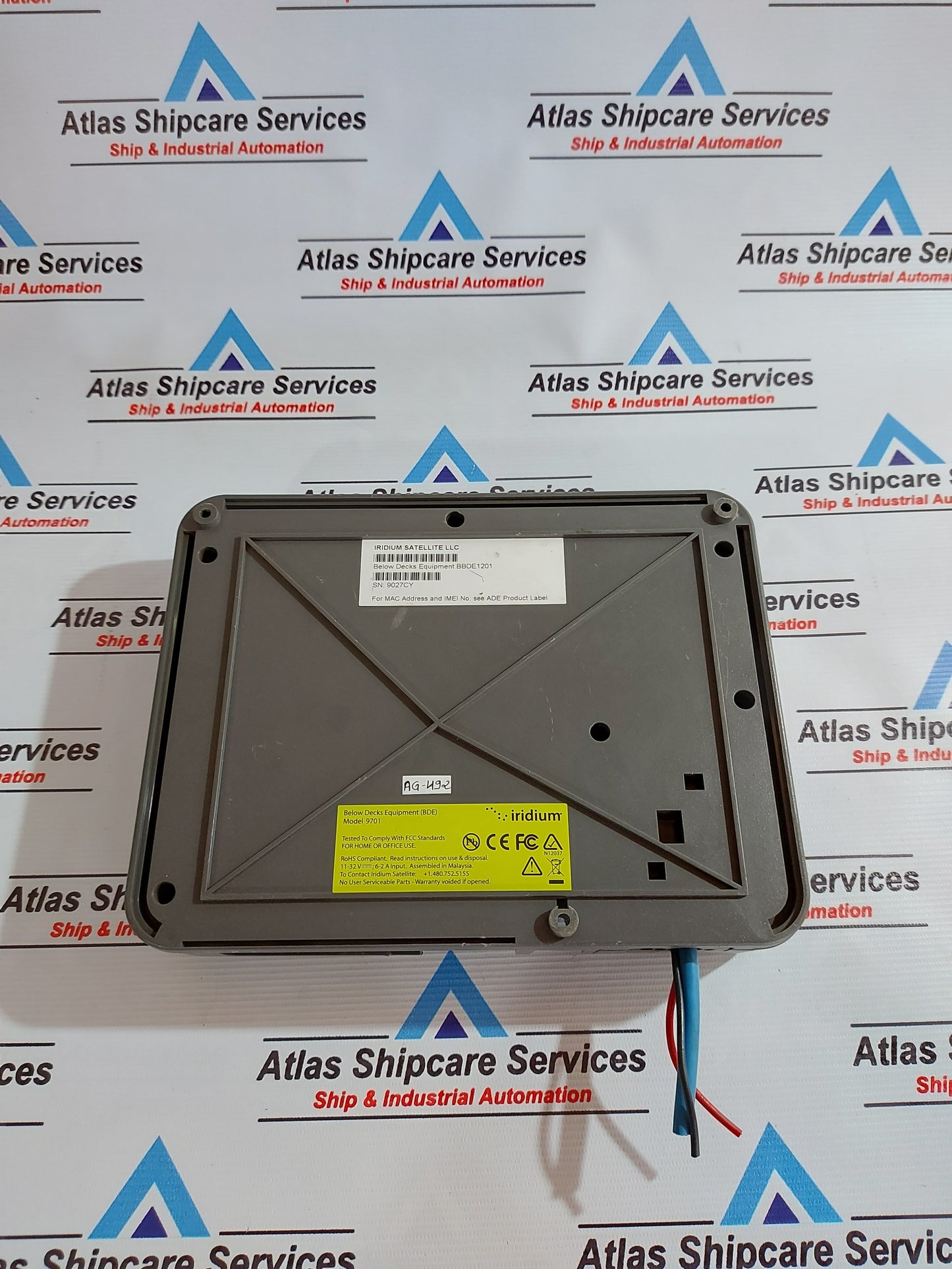 IRIDIUM 9701 BELOW DECKS EQUIPMENT (BDE) AG492