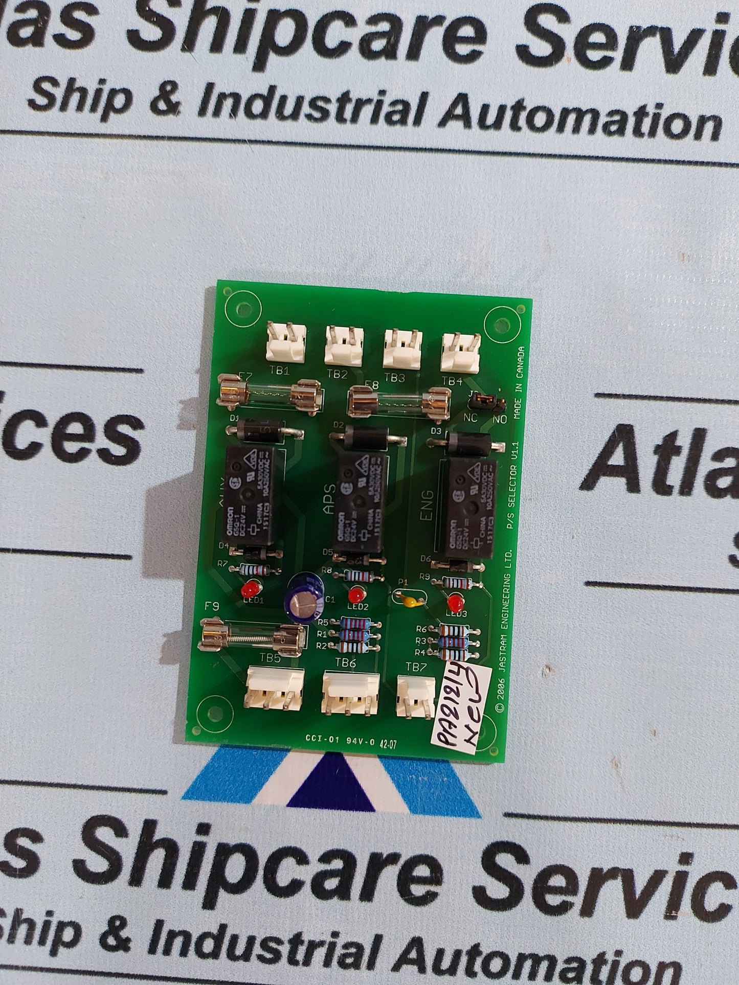JASTRAM ENGINEERING CCI-01 LED SELECTOR V1.1 PCB CARD