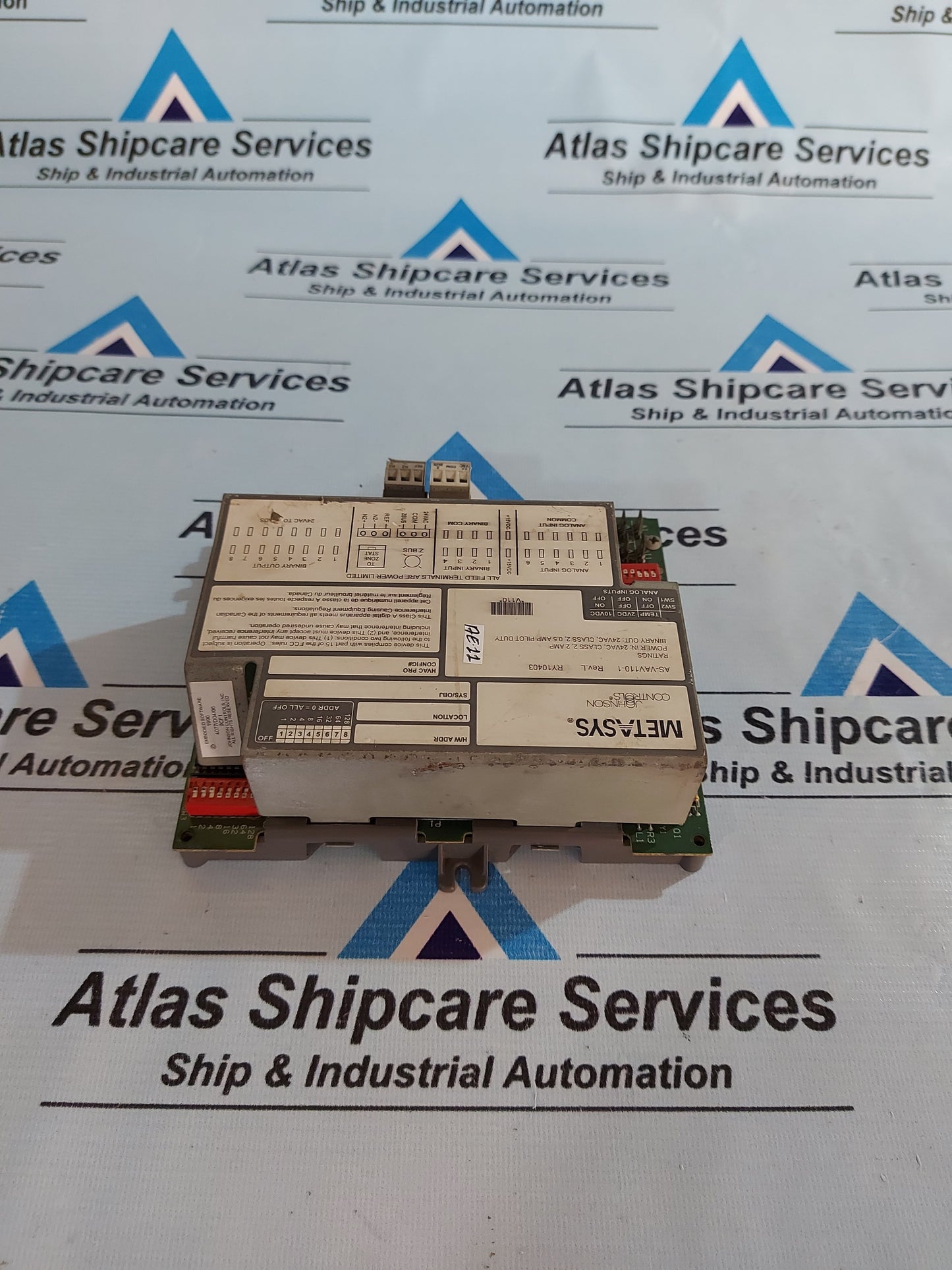 JOHNSON CONTROLS METASYS AS-VAV110-1 VARIABLE AIR VOLUME CONTROLLER