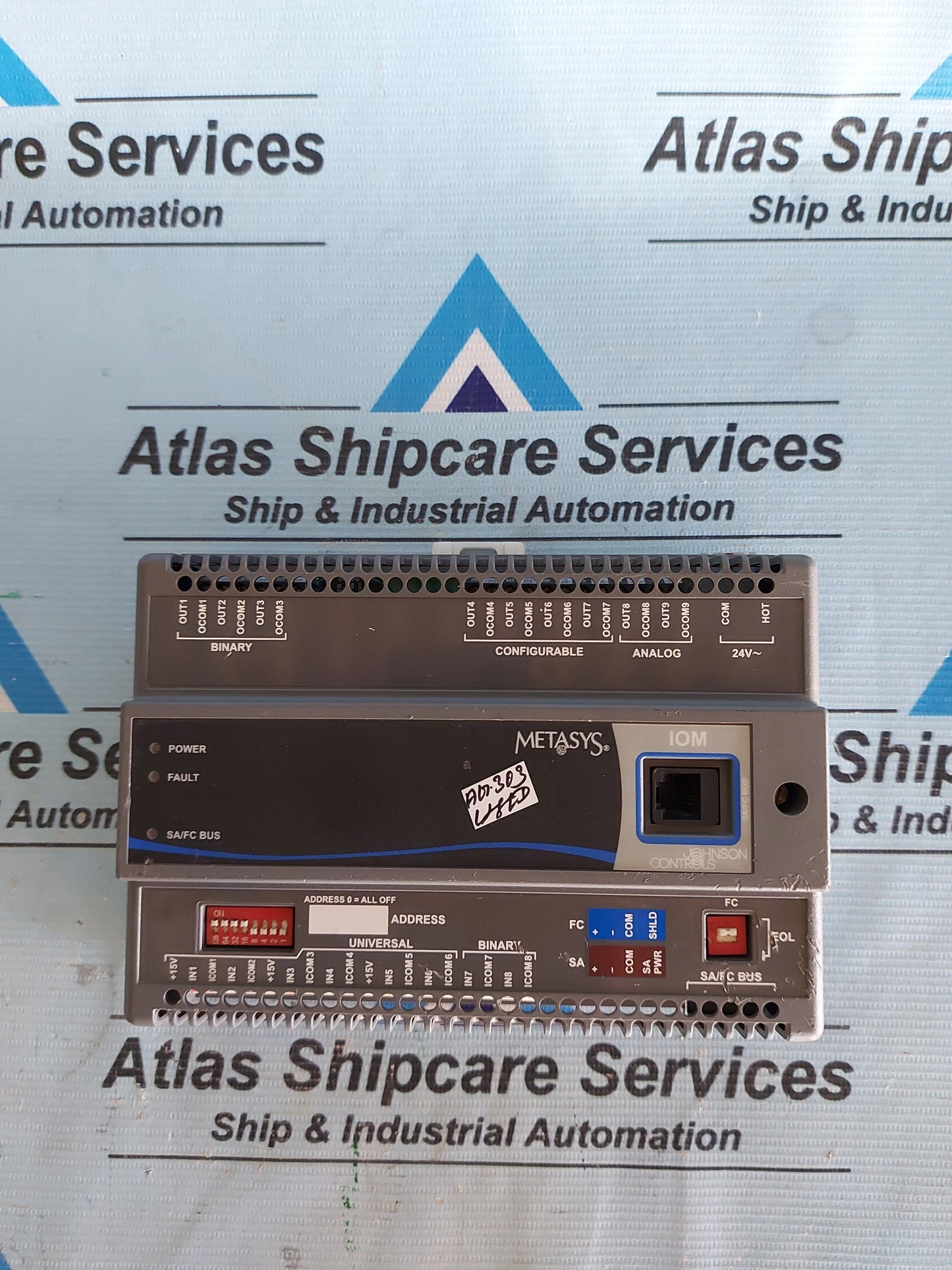 JOHNSON CONTROLS METASYS MS-IOM4710-0 INPUT/OUTPUT MODULE AG303