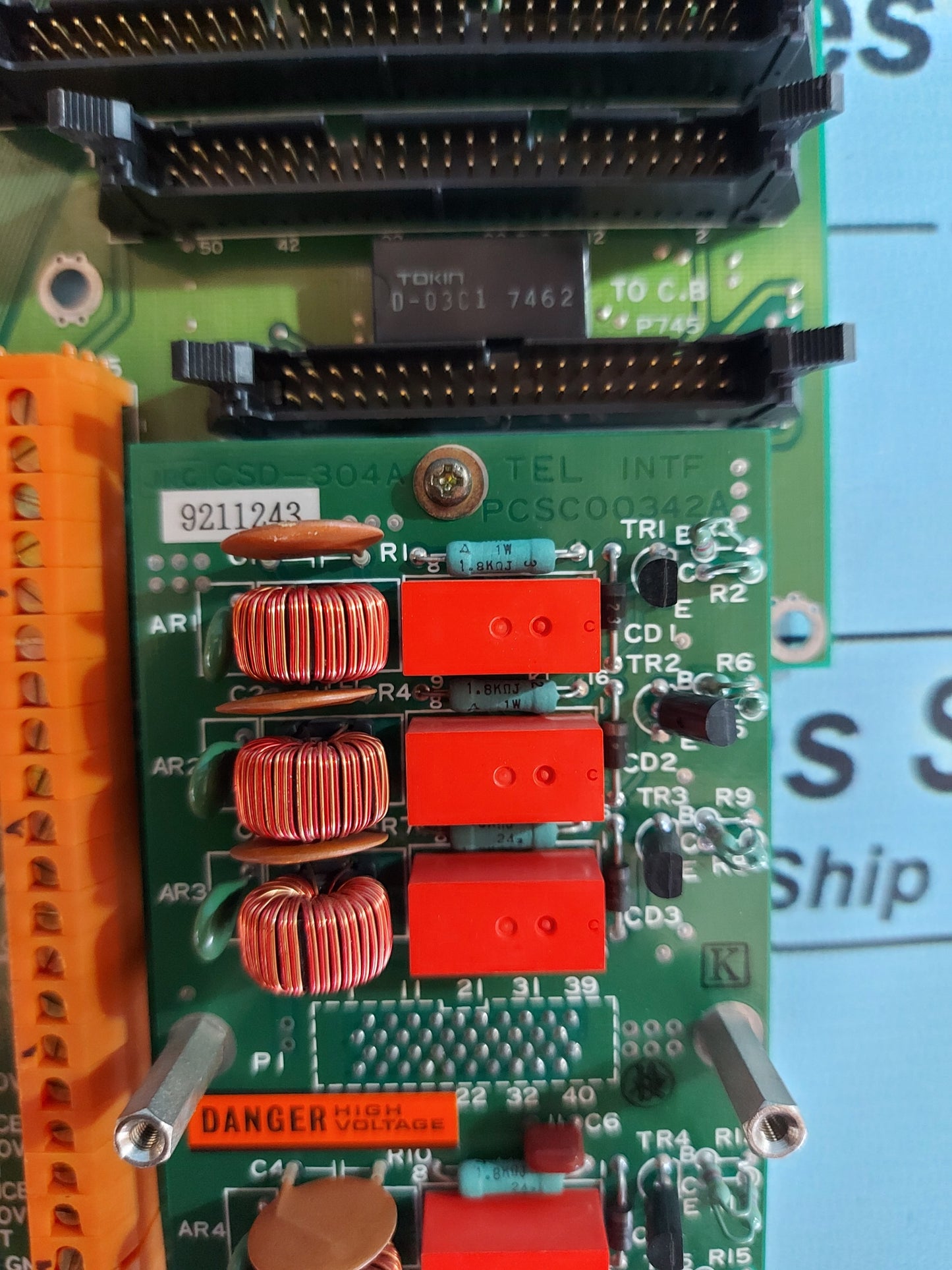 JRC CQD-595A TERMINAL BOARD PCSC00325D