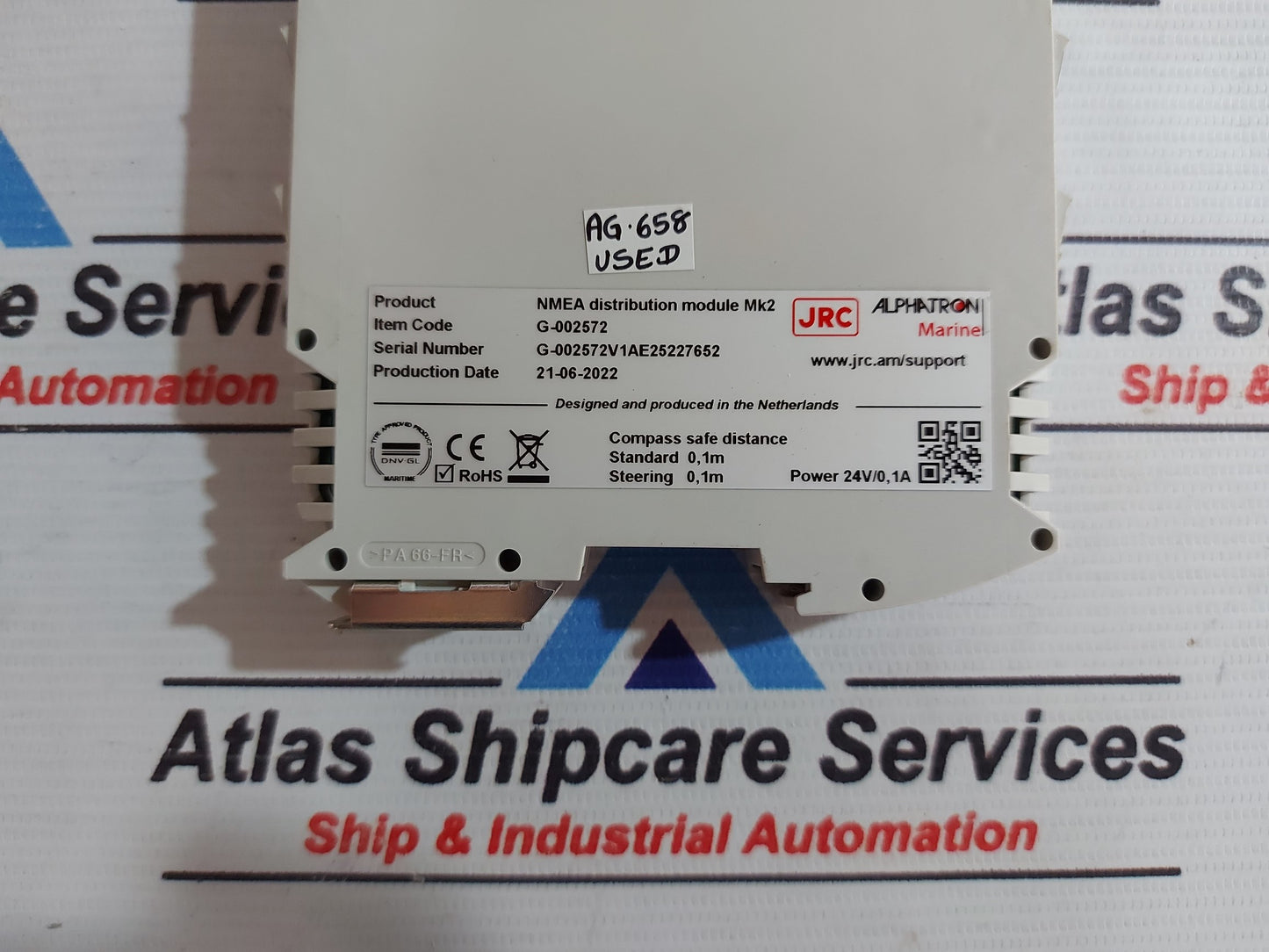 JRC G-002572 NMEA DISTRIBUTION MODULE MK2 AG658