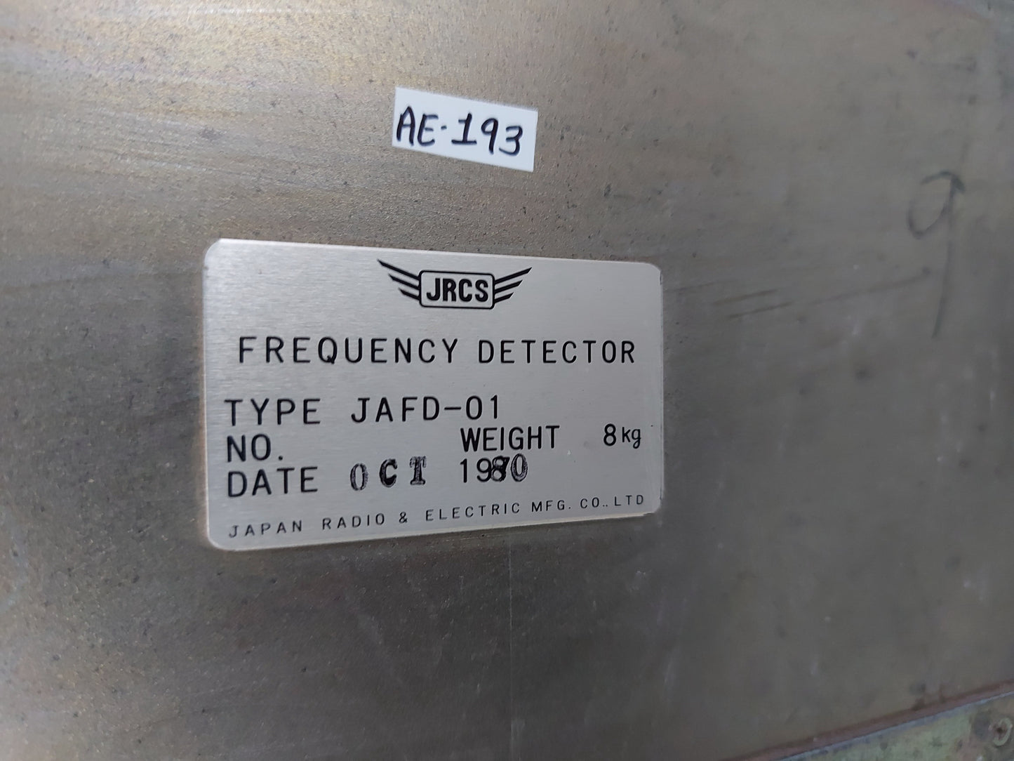 JRCS JAFD-01 FREQUENCY DETECTOR