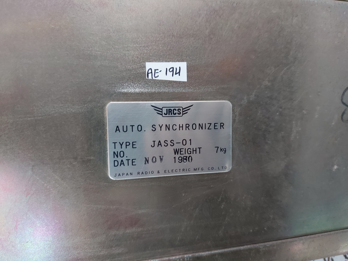 JRCS JASS-01 AUTO SYNCHRONIZER