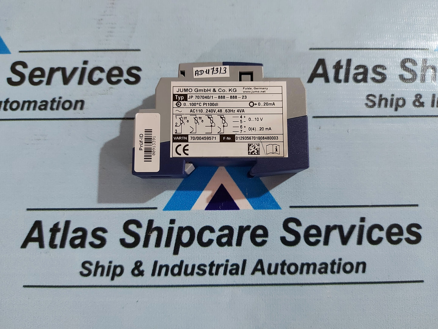 JUMO dTRANS T04 JP 707040/1-888-888-23 TEMPERATURE TRANSMITTER