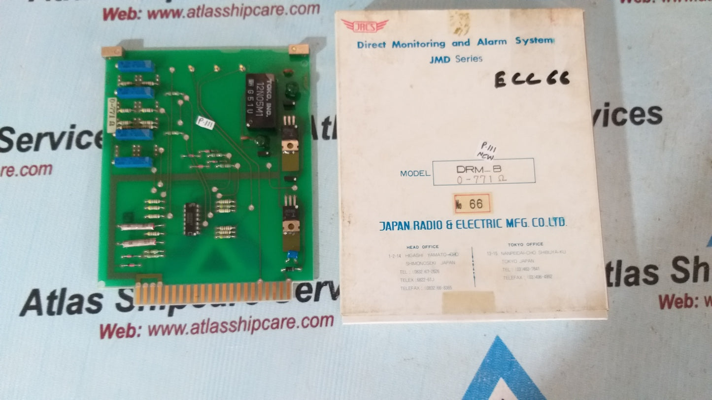 Jrcs DRM-B 0-771 Ω Direct Monitoring And Alarm System