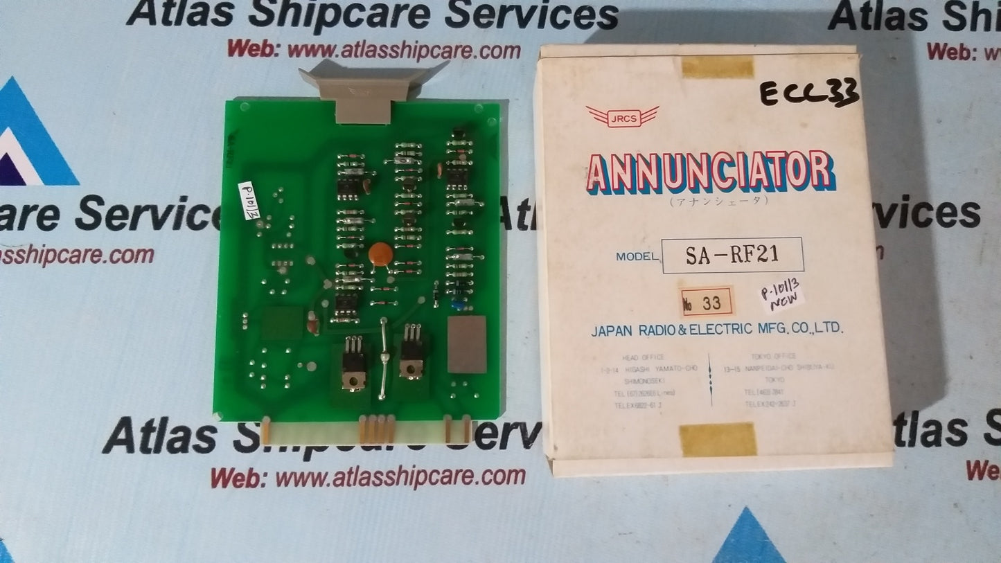 Jrcs SA-RF21 Annunciator